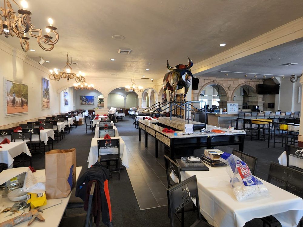 Remodeled restaurant dining room in Spokane
