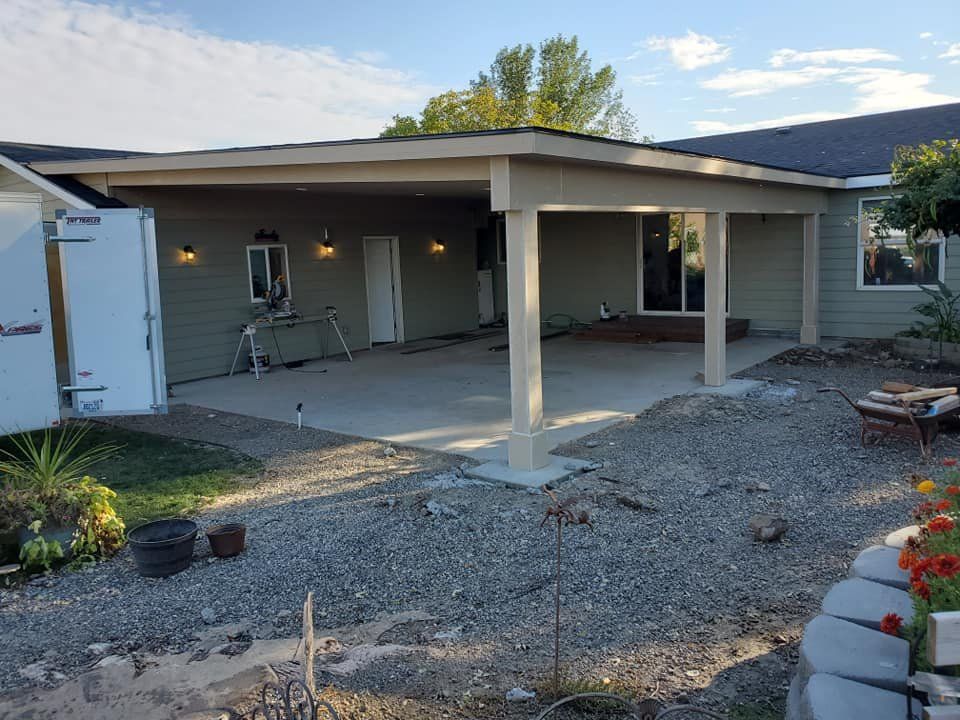 Covered patio