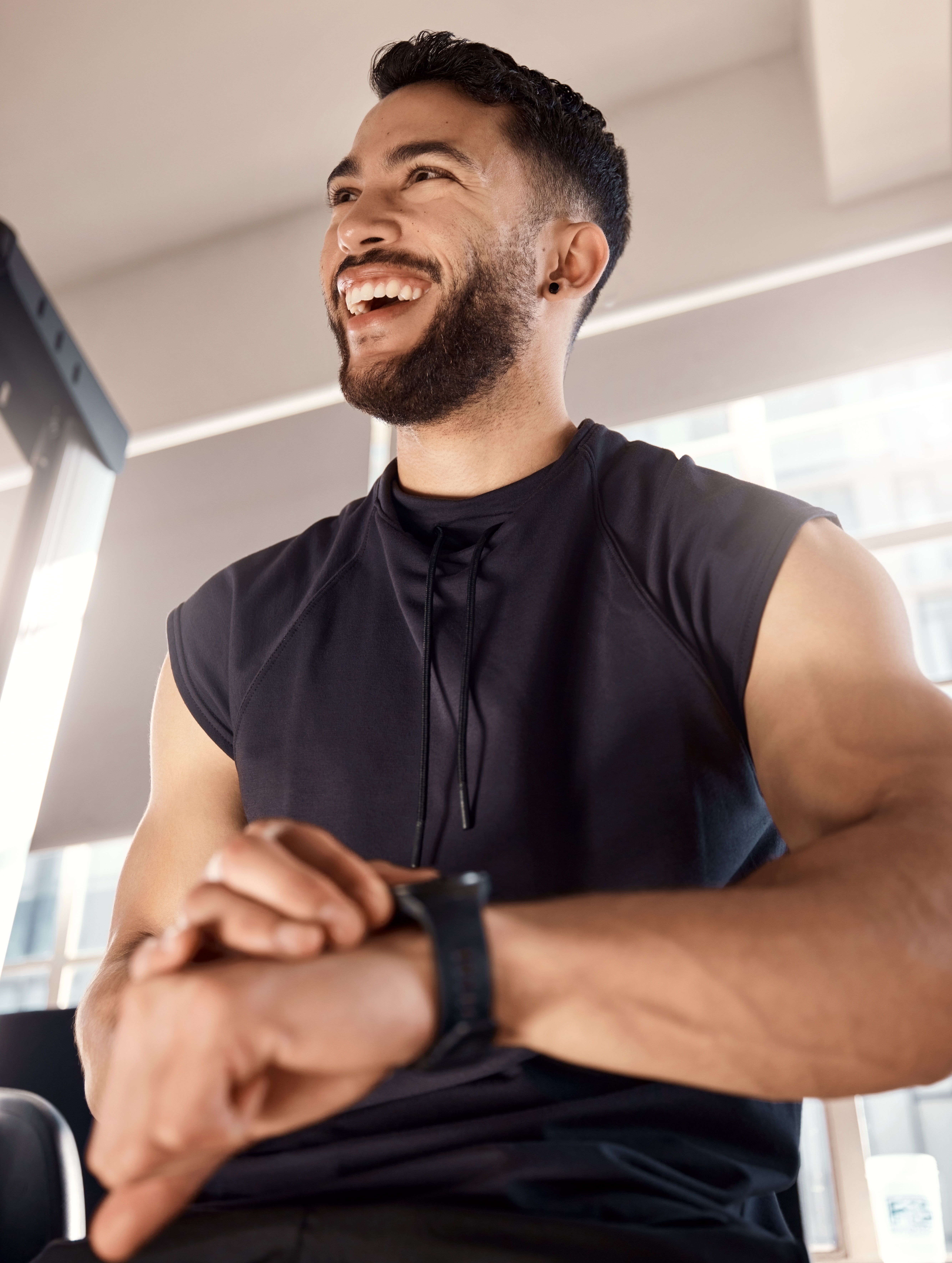 Patient with a natural, confident smile