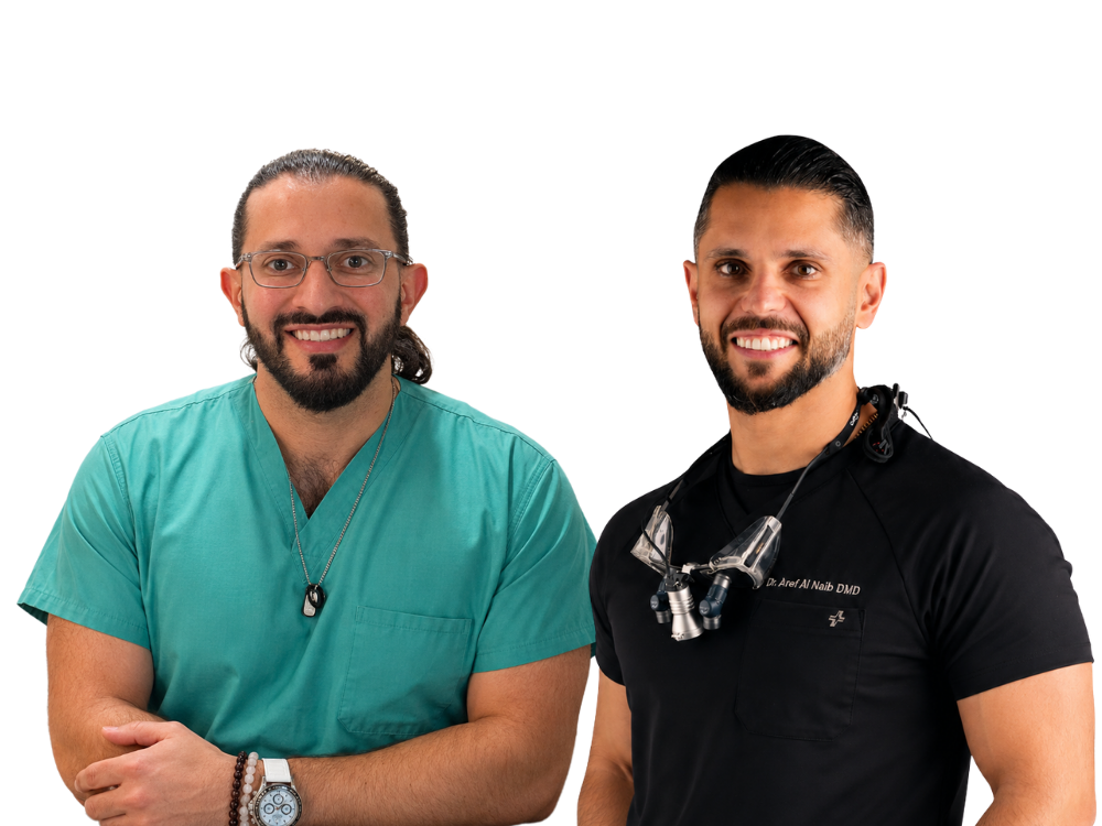 Dr. Tarik Elmohd and Dr. Aref Al Naib of Bespoke Dental in Lutz, Florida