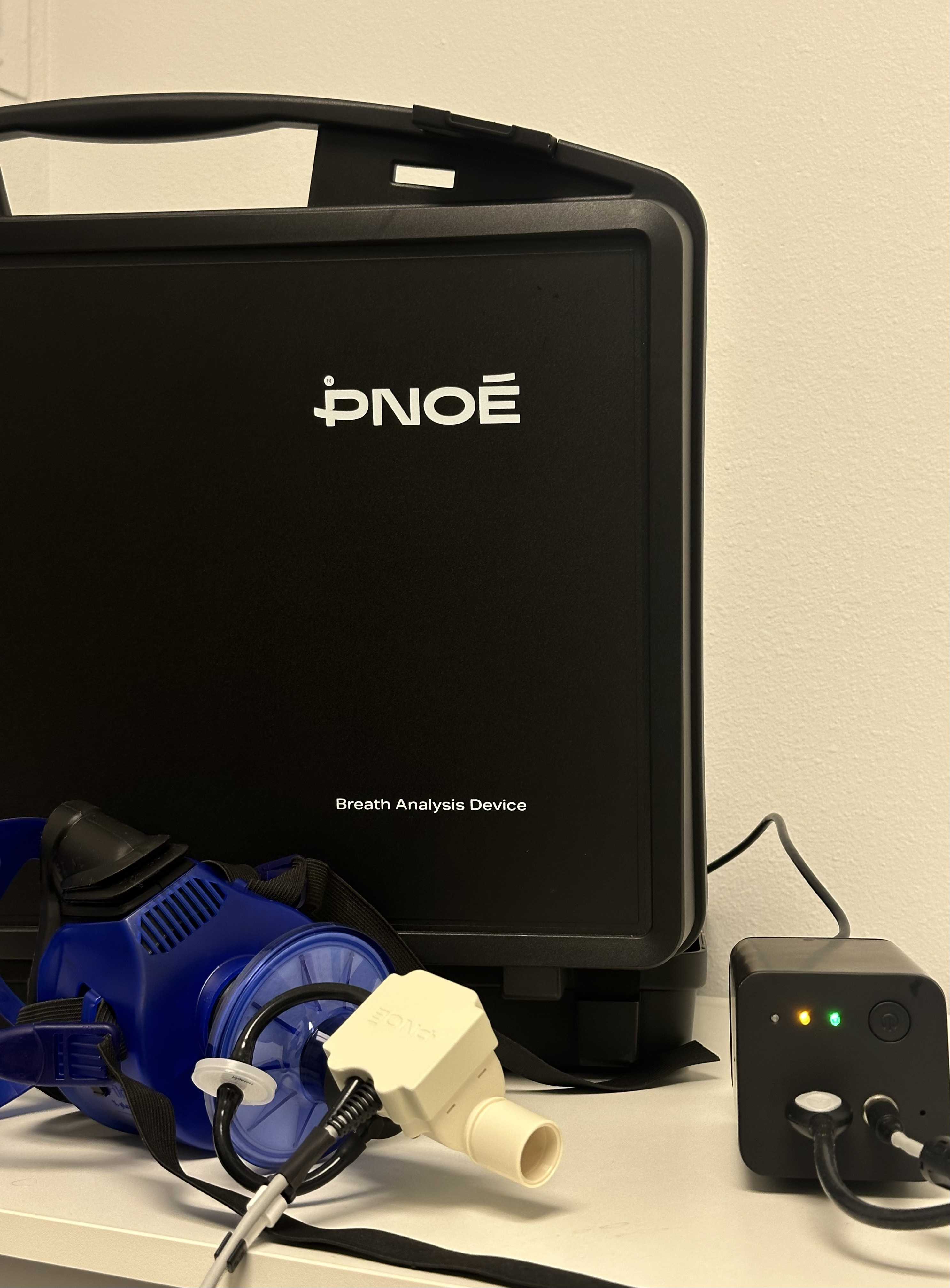 The PNOE breath analysis unit used by World of Motion in Ocala, Florida