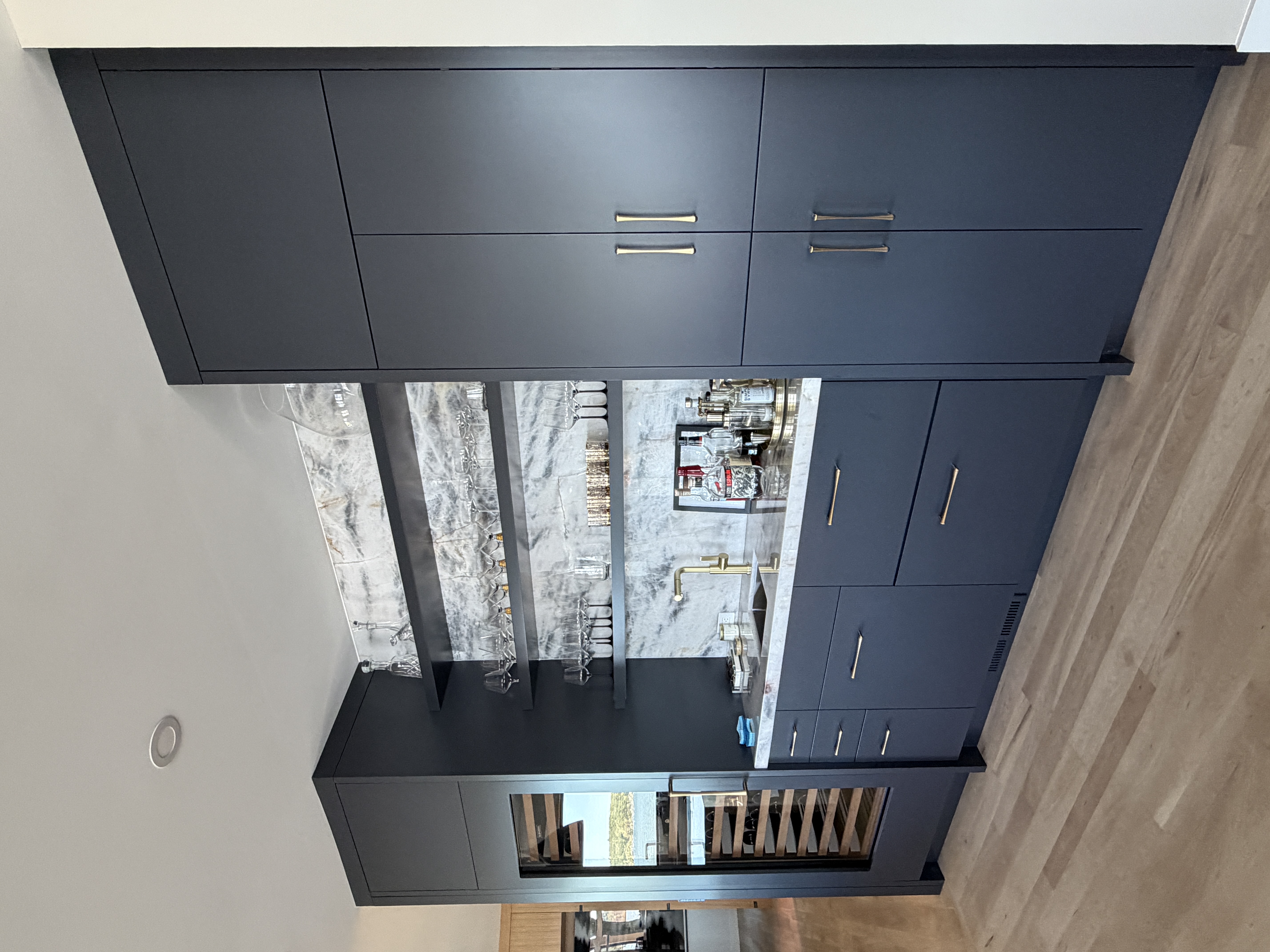 Custom bar millwork by Custom Furniture and Design, Bantam CT