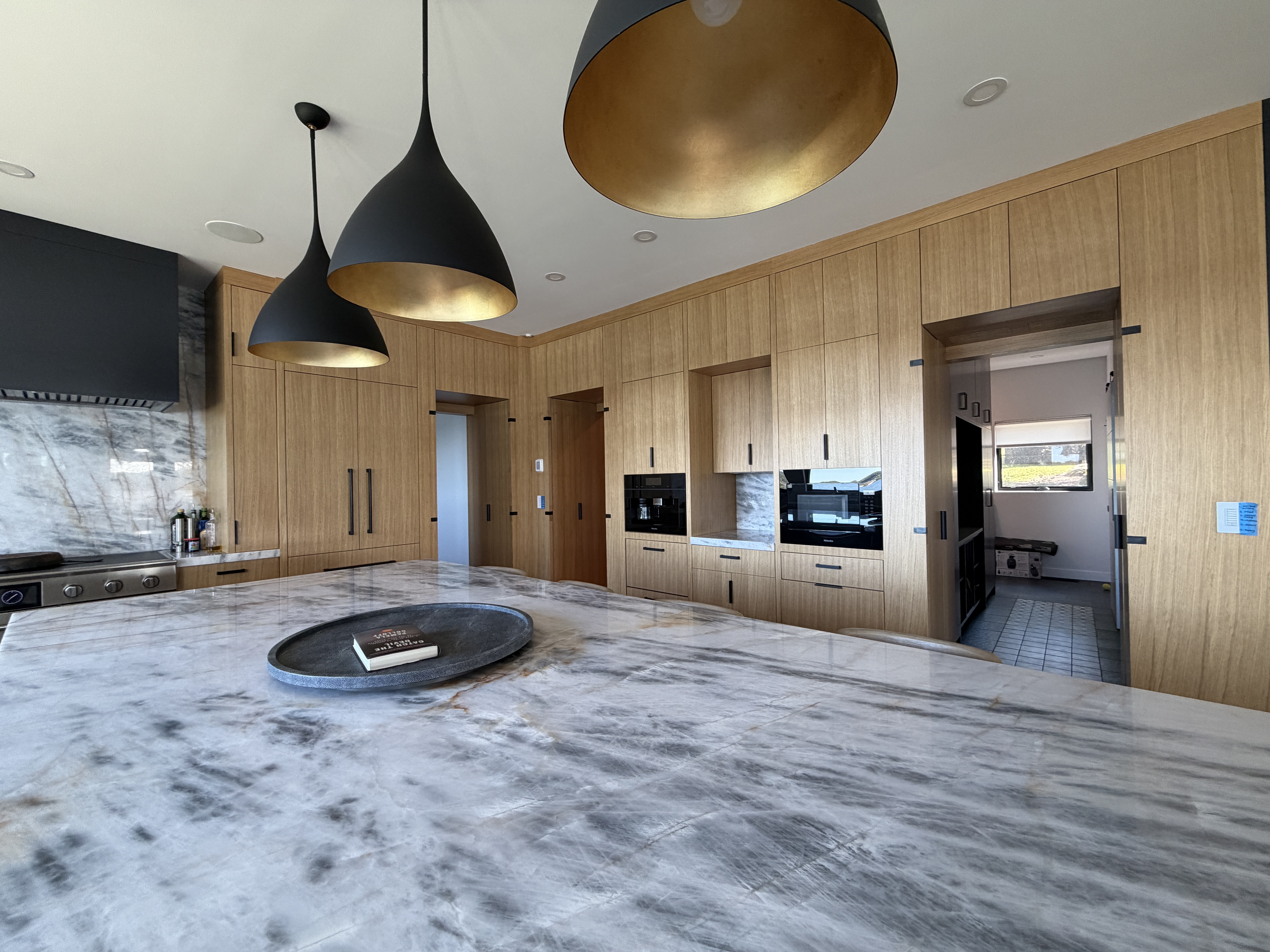 Architectural integration millwork by Custom Furniture and Design, Bantam CT