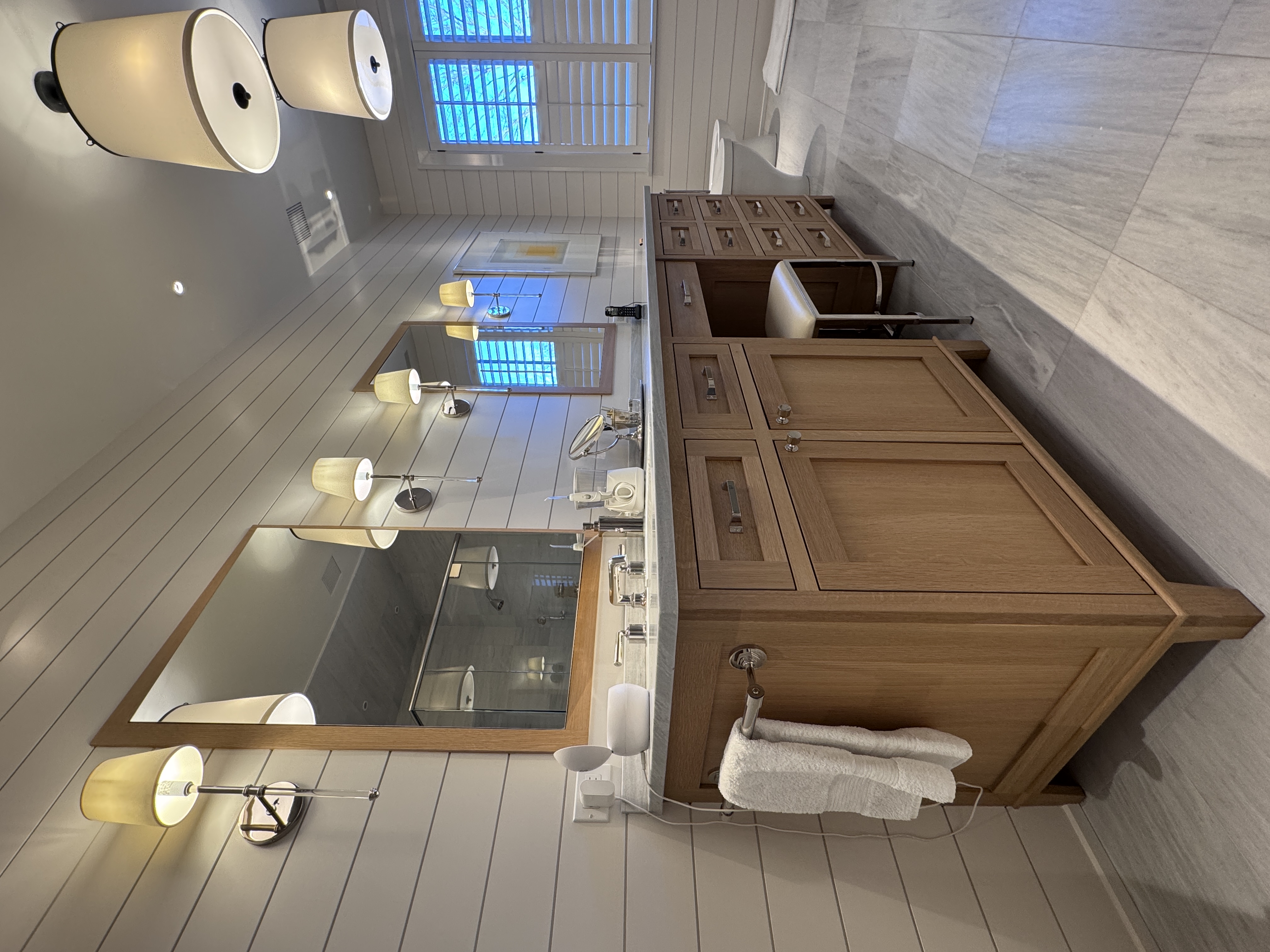 Custom bathroom vanity by Custom Furniture and Design, Bantam CT