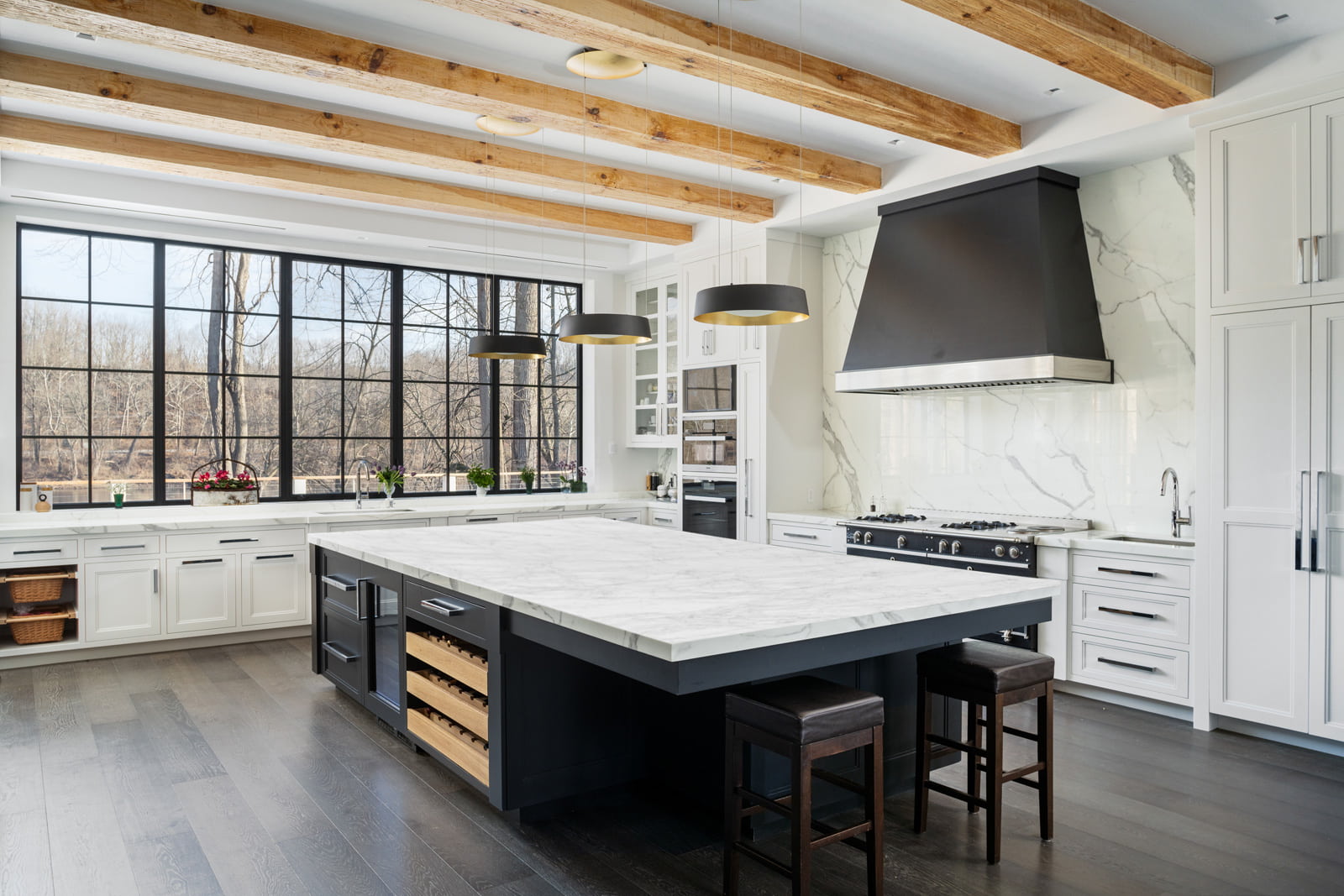 Contemporary cabinetry by Custom Furniture and Design, Bantam CT