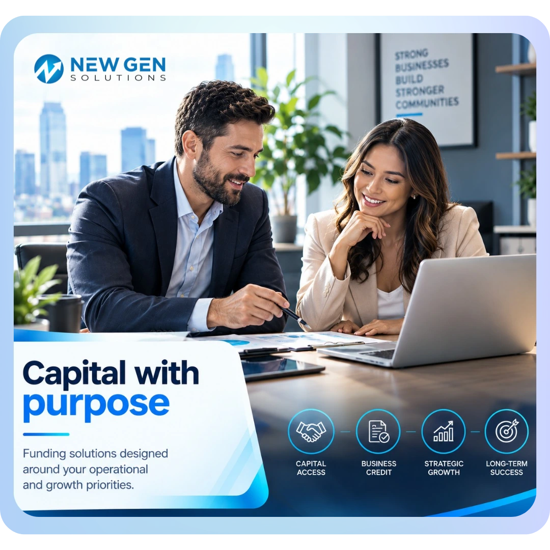 New Gen Solutions business funding solutions for business growth and capital access