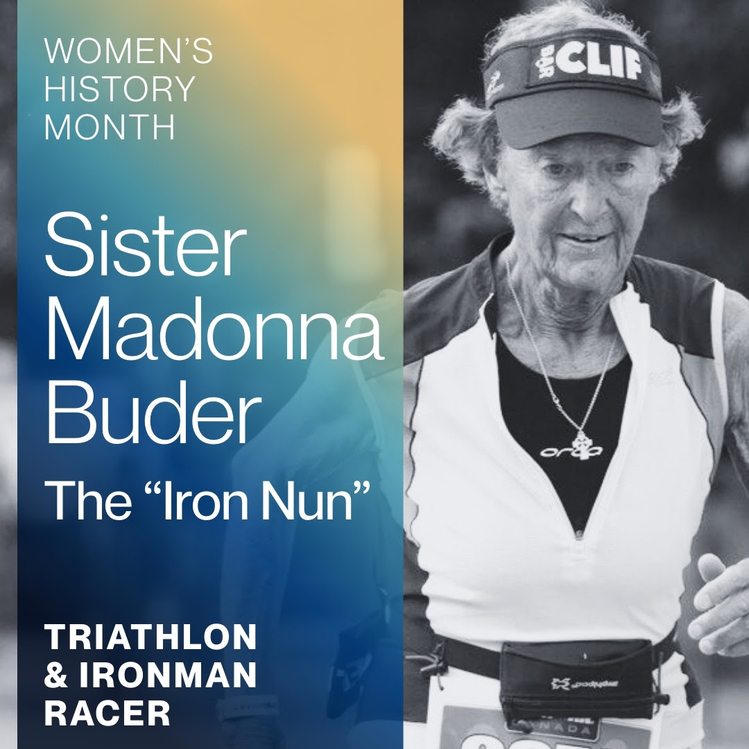 Sister Madonna Buder, Triathlon
