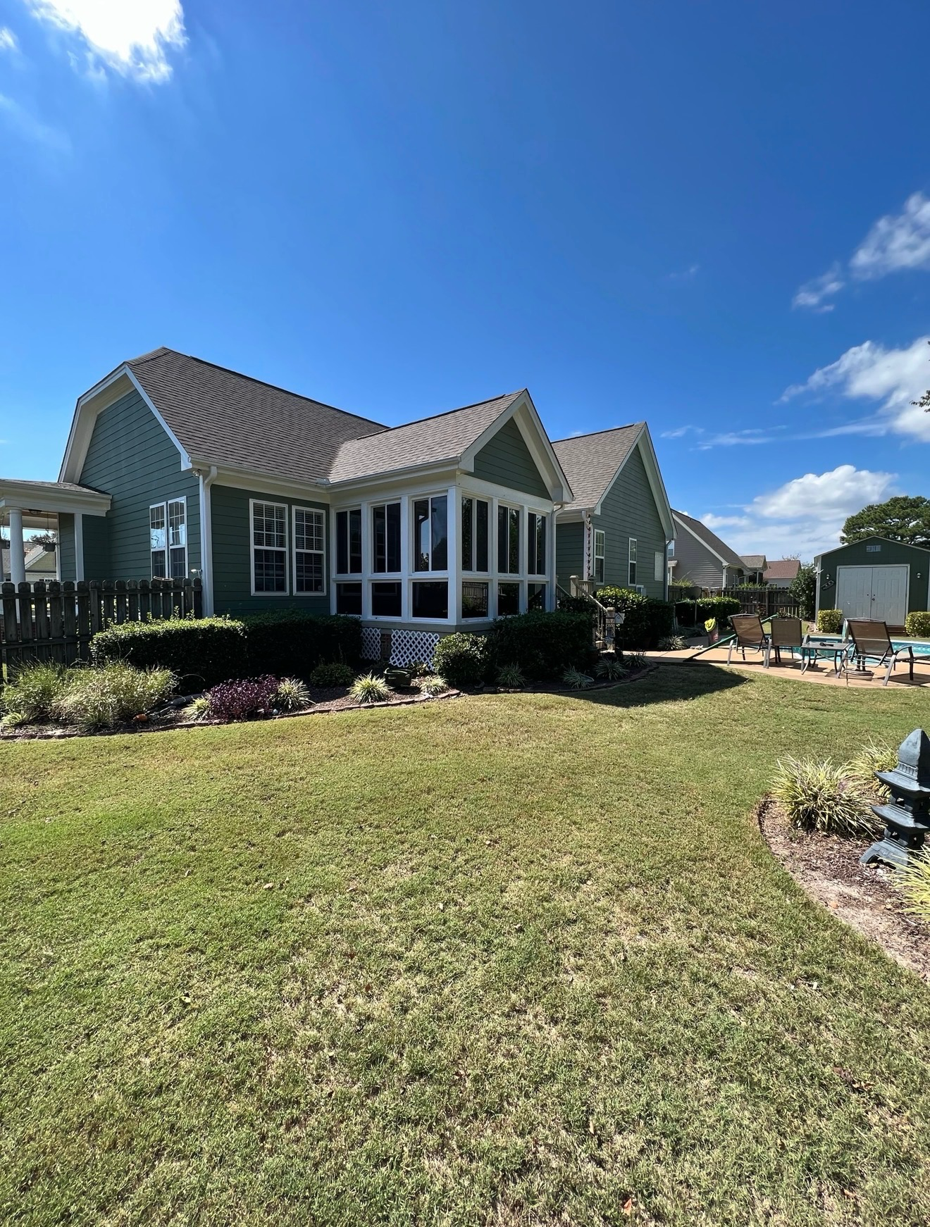 Residential window tinting installed on a home in Raleigh NC