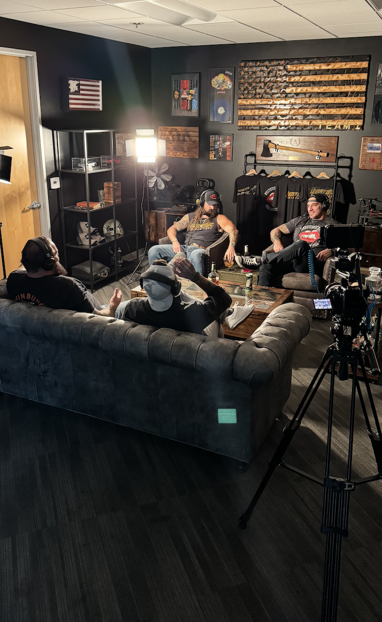 Behind the scenes filming