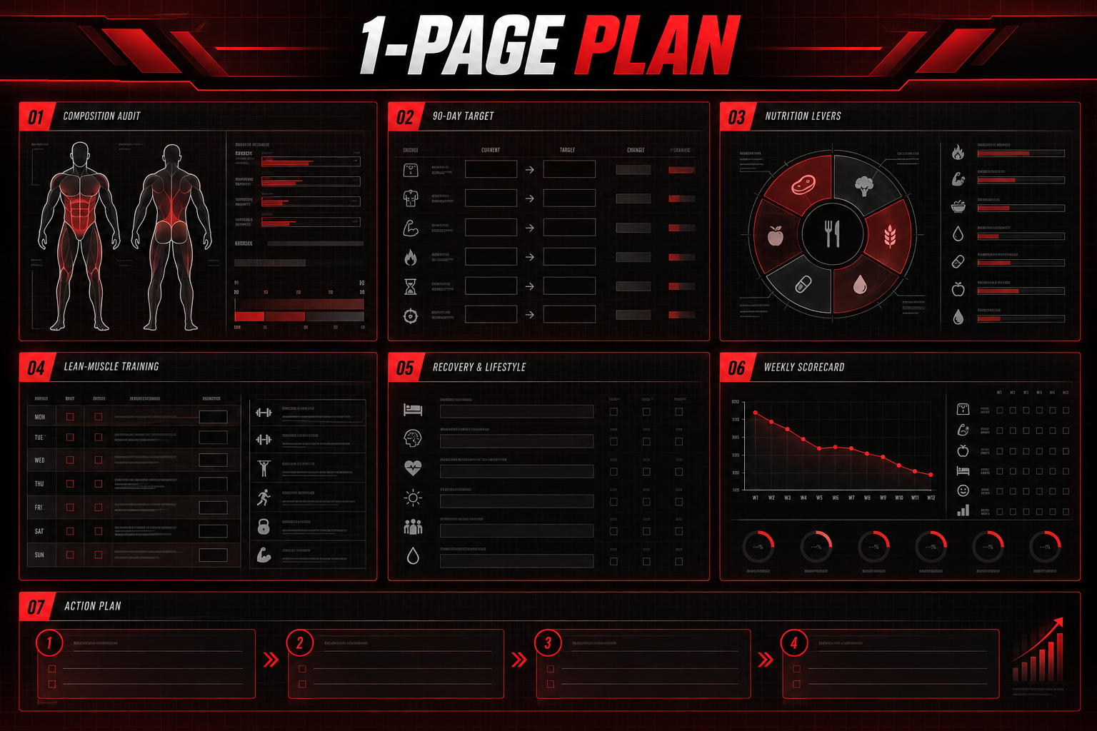 Personalized step by step gameplan