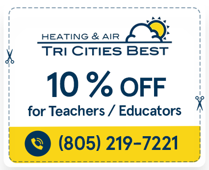 HVAC Discount 10% off for Teachers and Educators