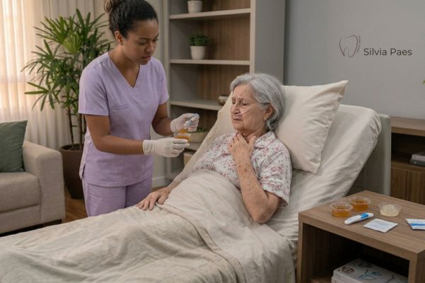 Cuidados bucais em paciente acamado: guia prático para cuidadores Cuidados bucais em paciente acamado: guia prático para cuidadores