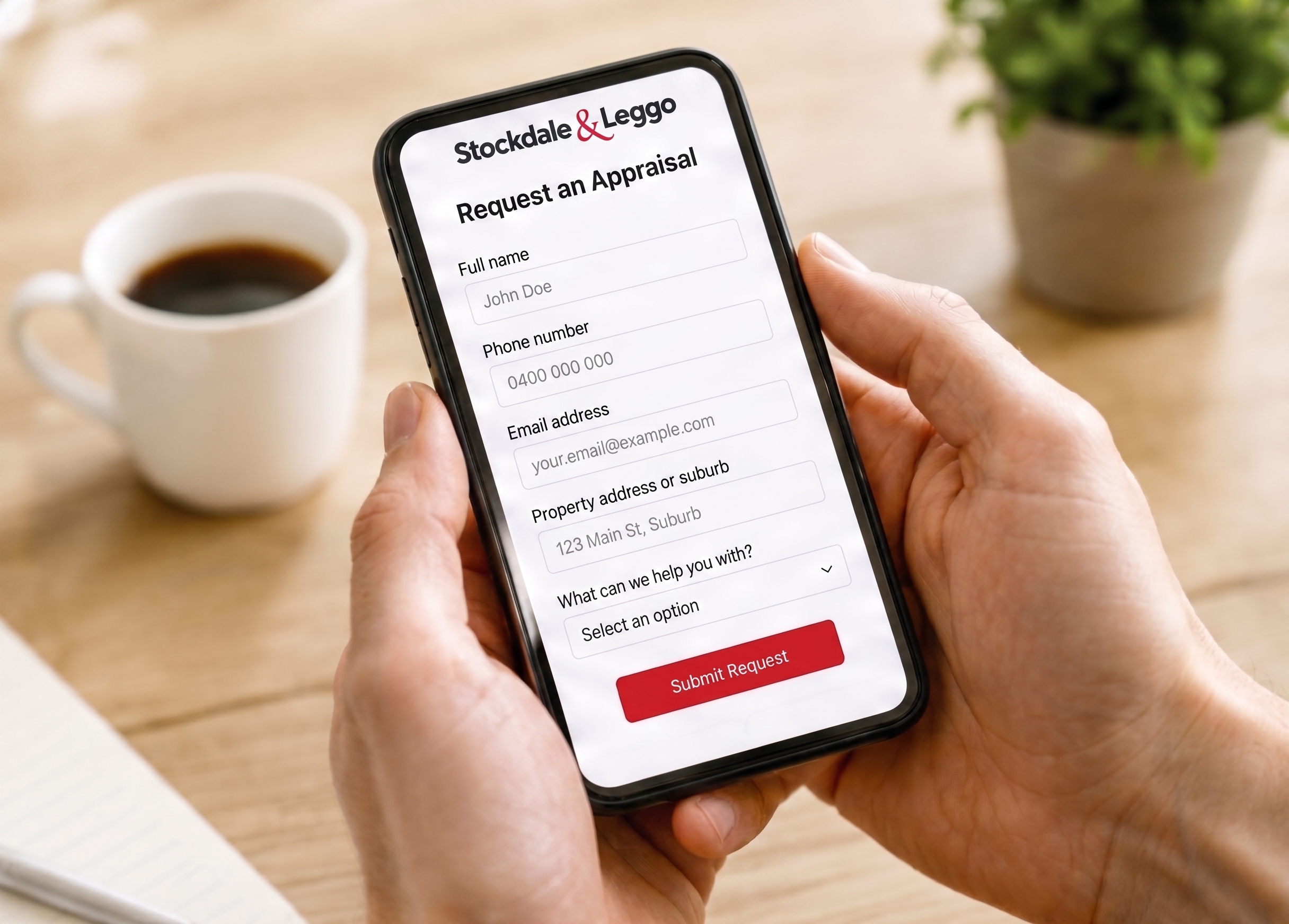 Submit your details
