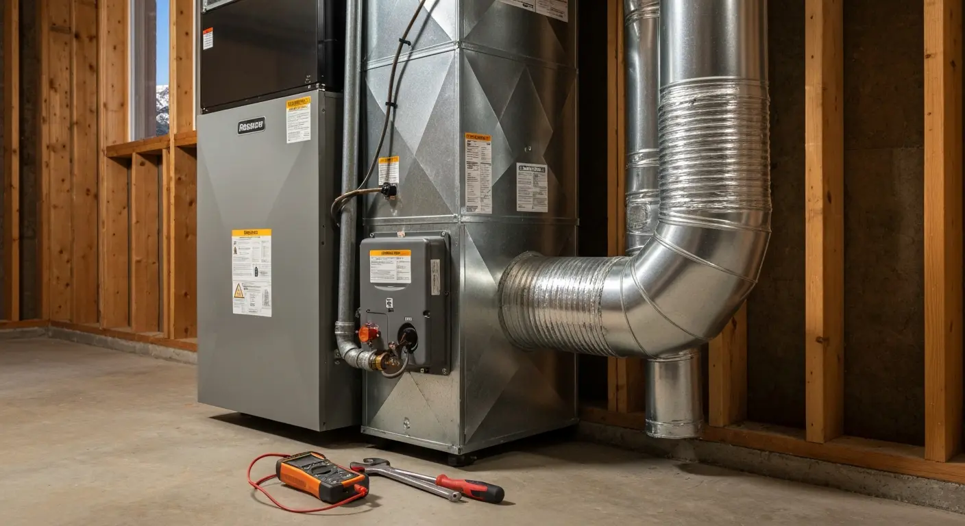 HVAC heating system installation