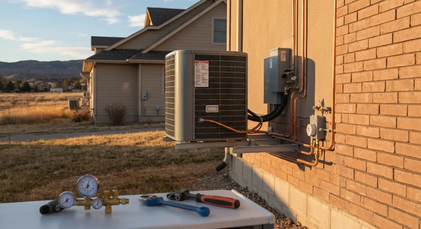 HVAC unit installation