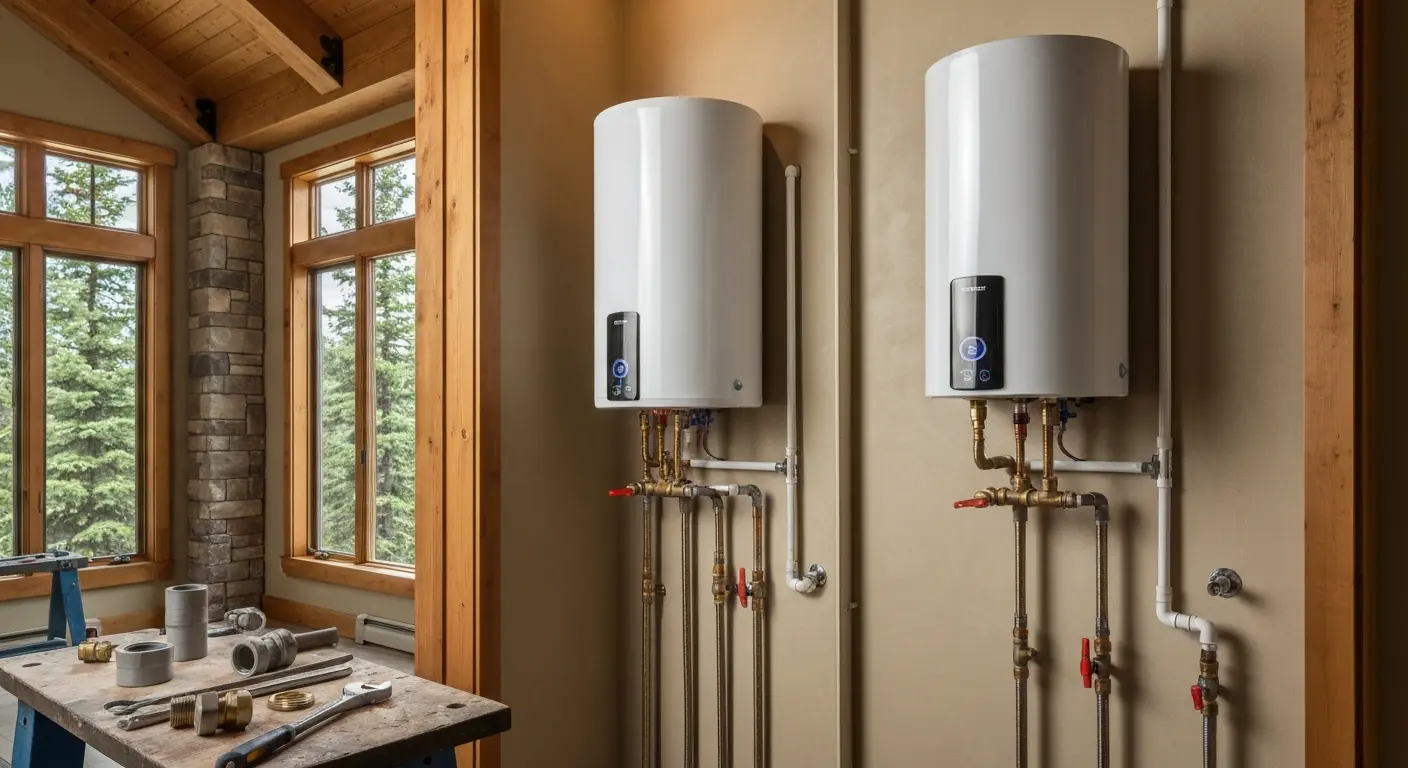 Water heater installation in Evergreen