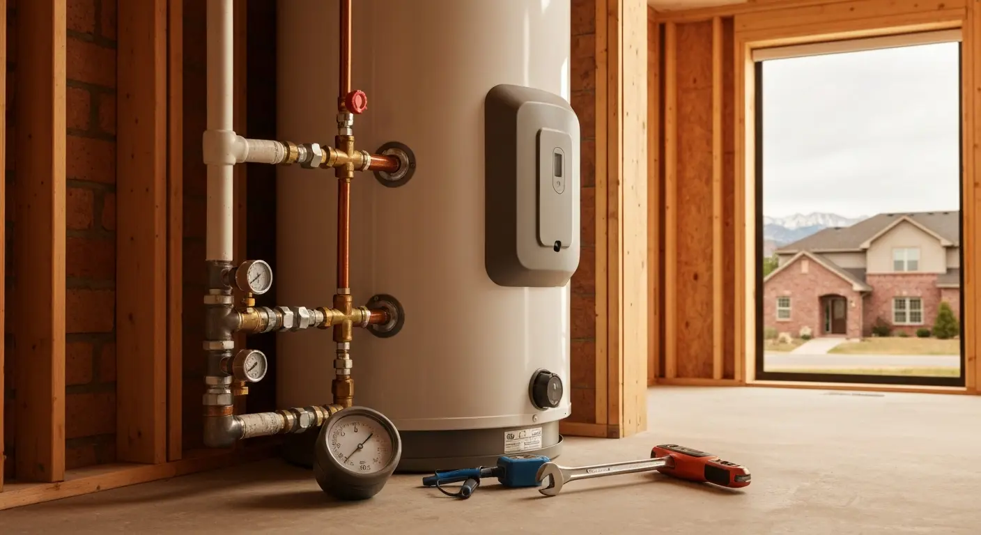 Water heater repair project