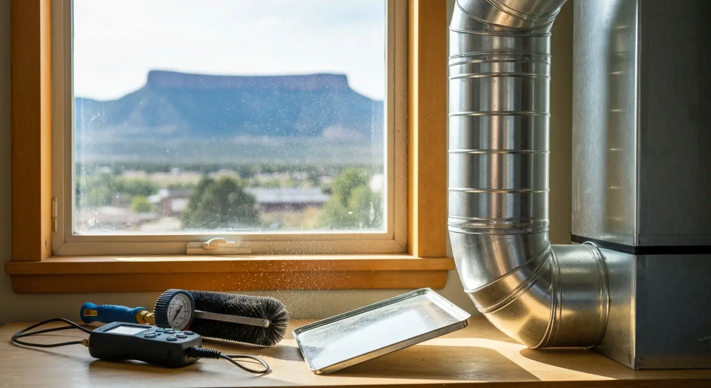 HVAC maintenance and duct cleaning