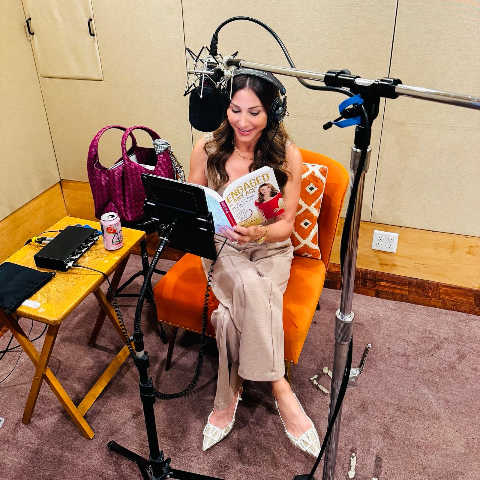 Jaki Sabourin recording Engaged At Any Age