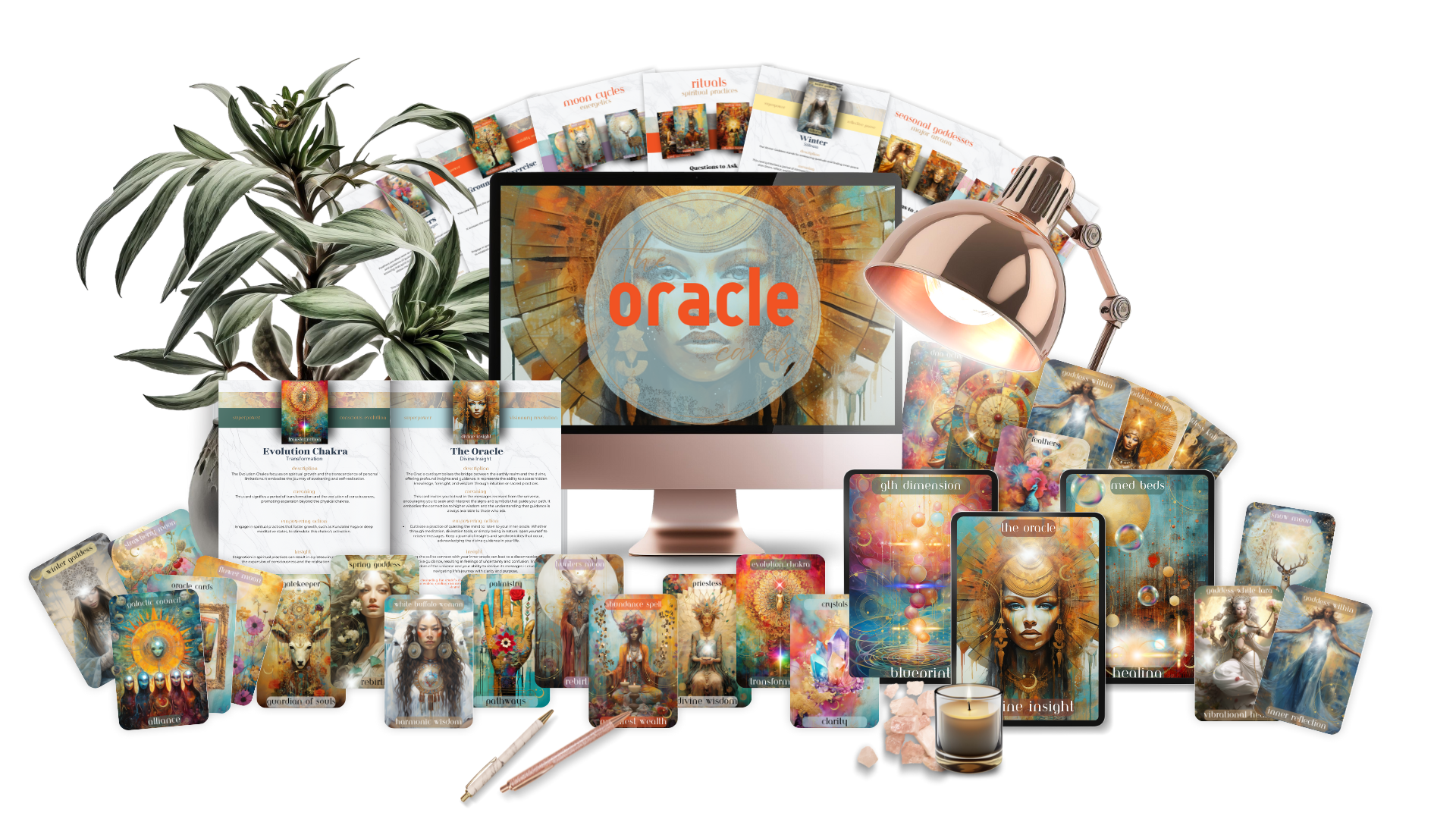 THE ORACLE TEMPLES - ORACLE CARDS