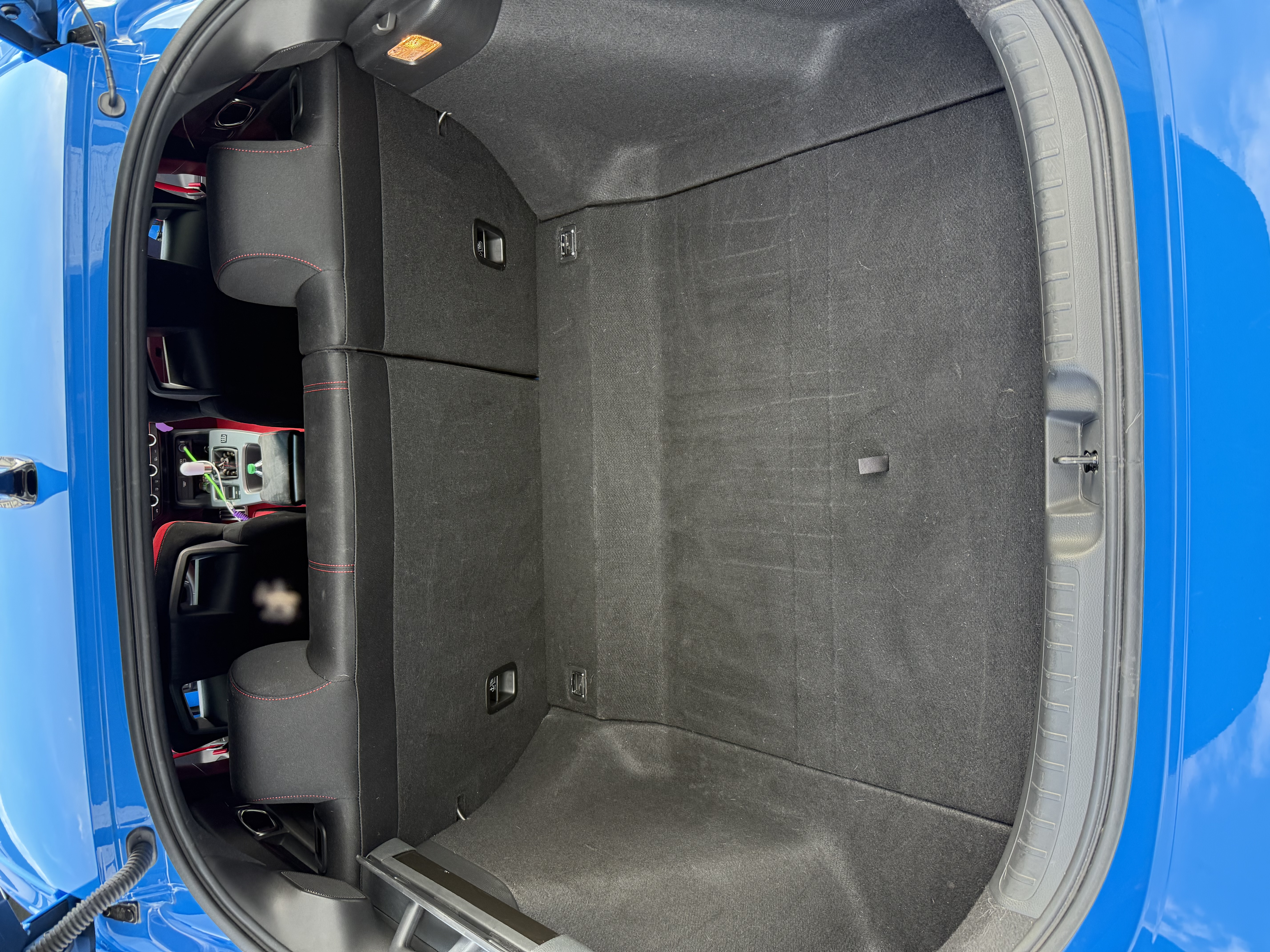 Before - dirty front cabin