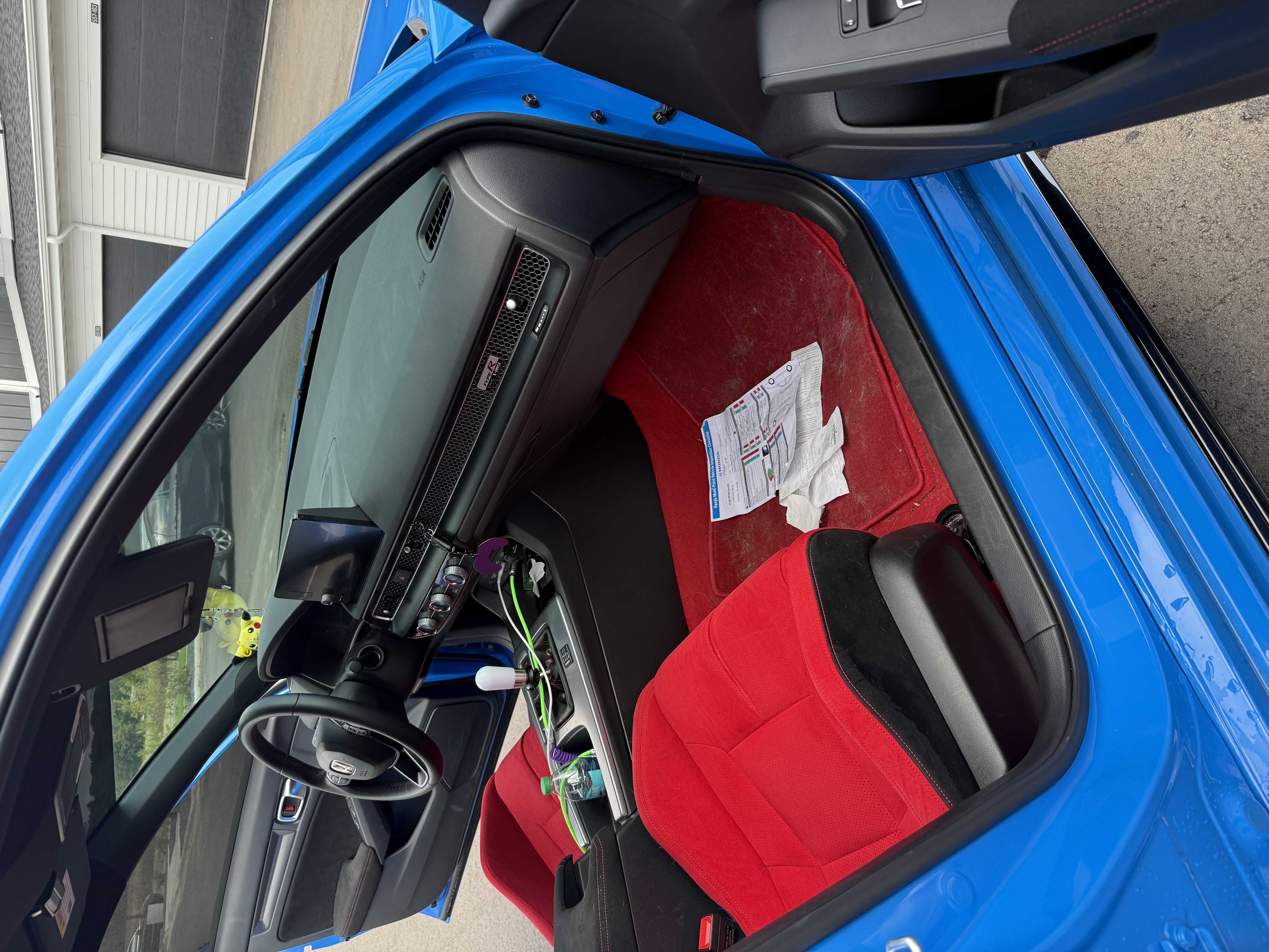 Passenger side before