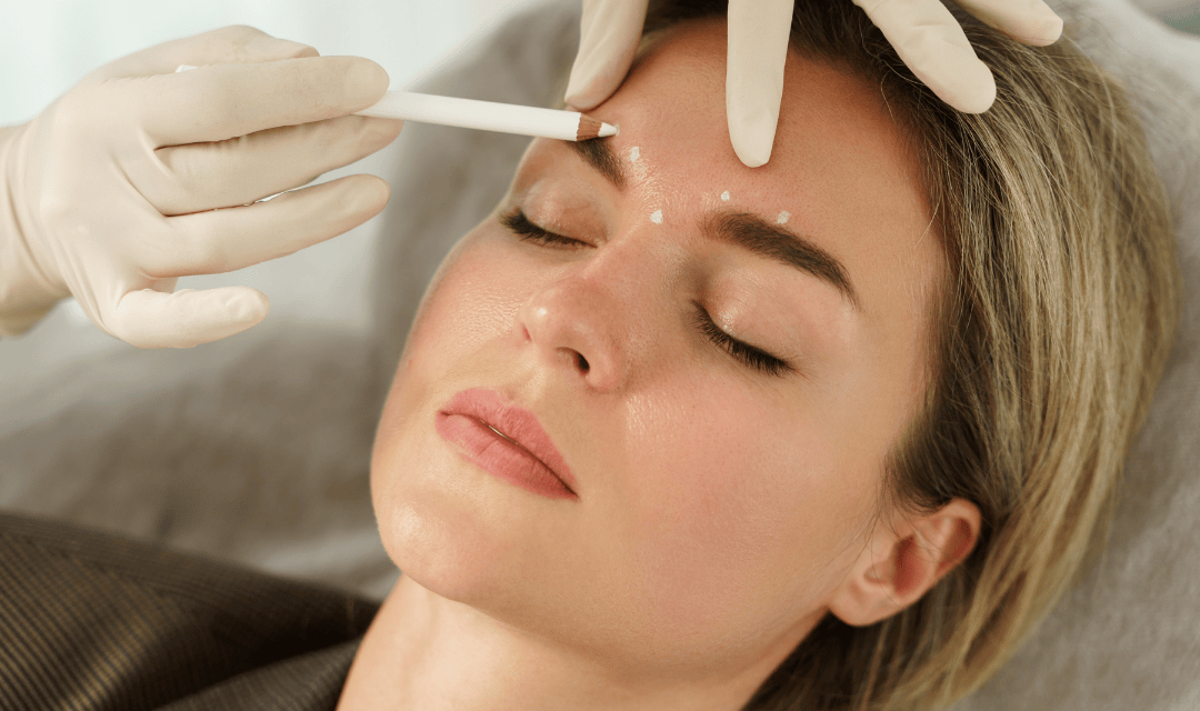 Patient receiving a cosmetic consultation at True Edge Medical, Crows Nest