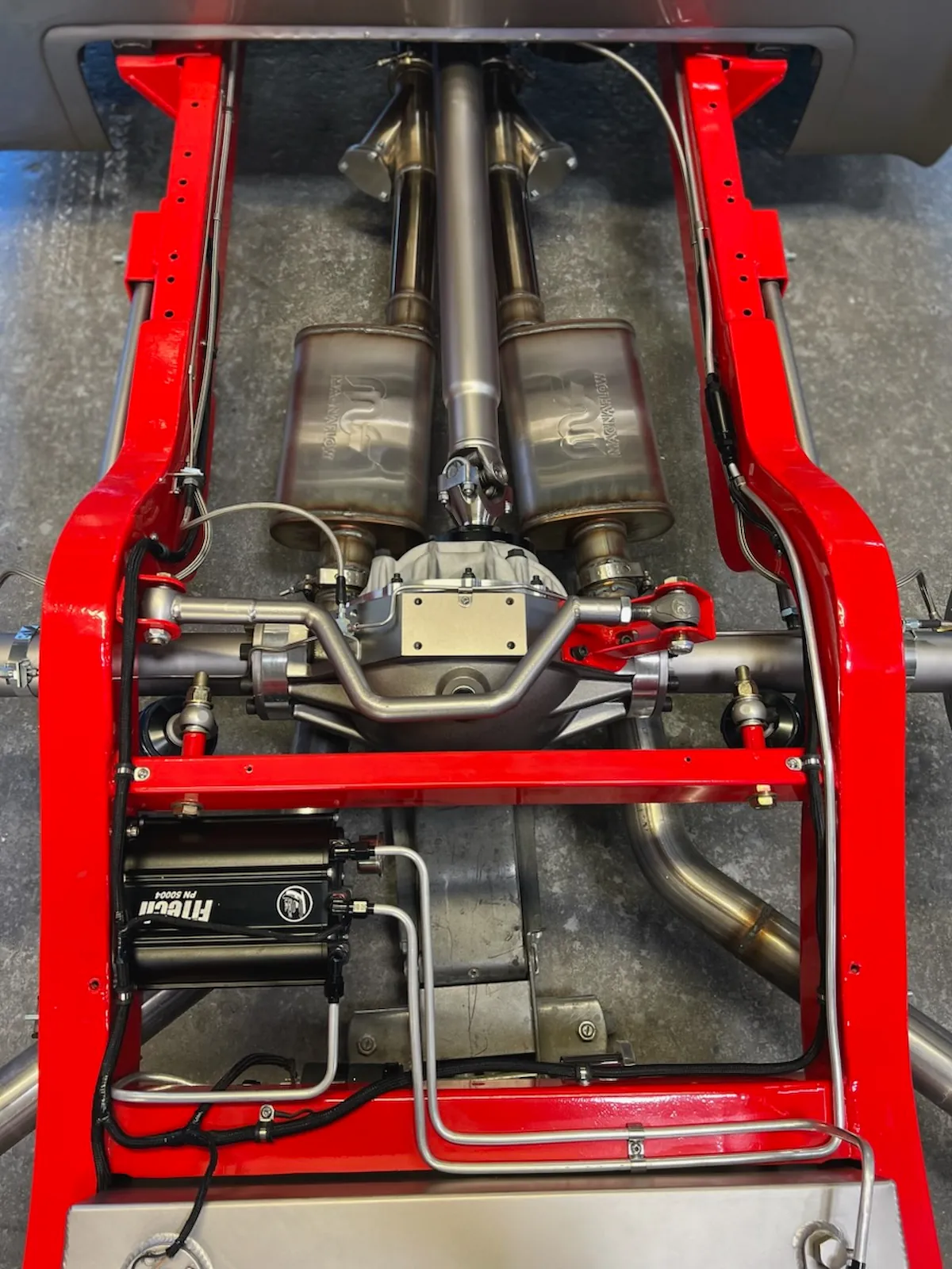 Frame straightening and structural repair at Customs by Lopez Compton CA
