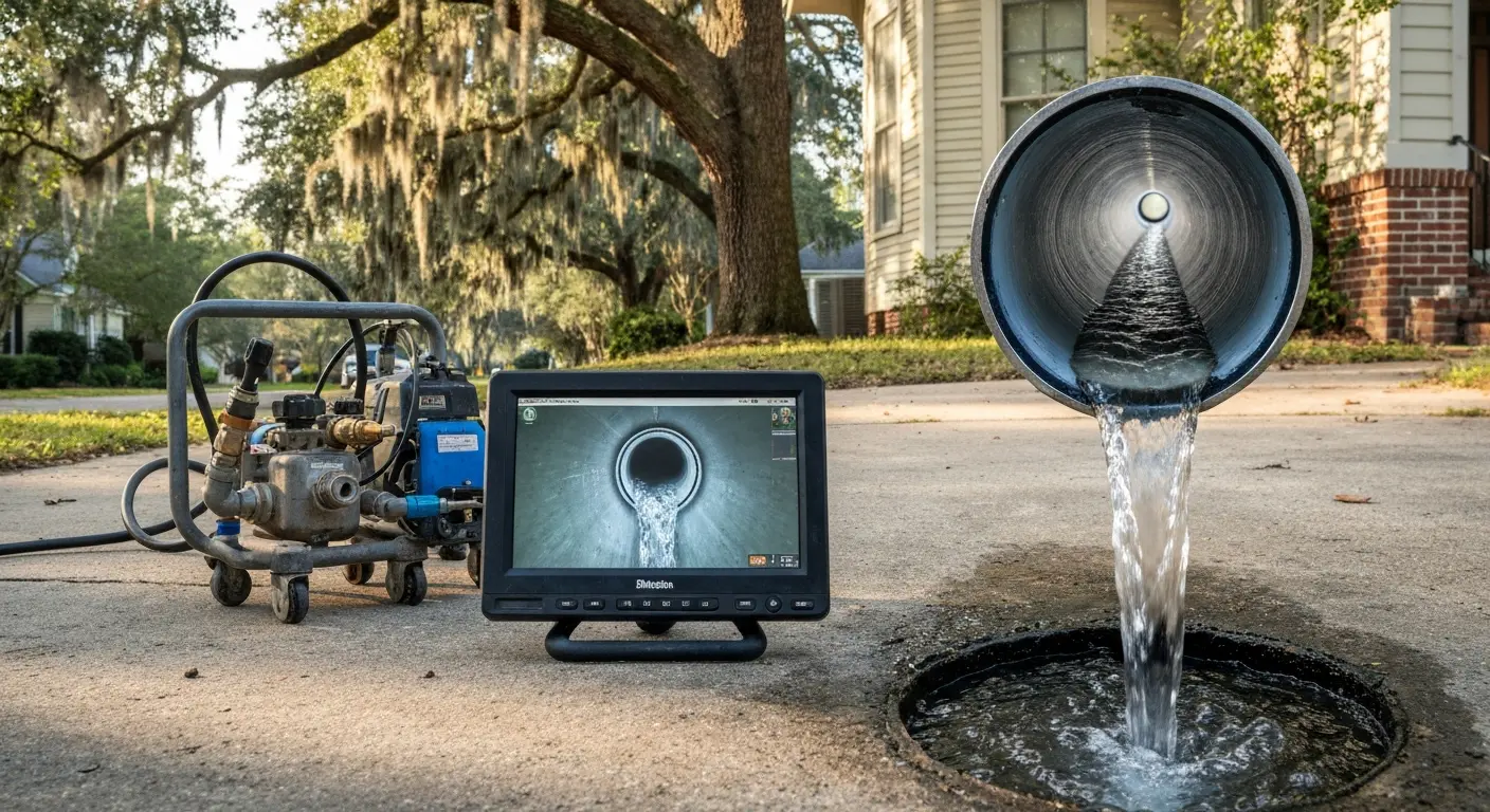 Drain cleaning and hydro jetting service