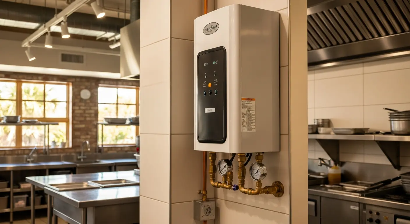 Tankless water heater installation