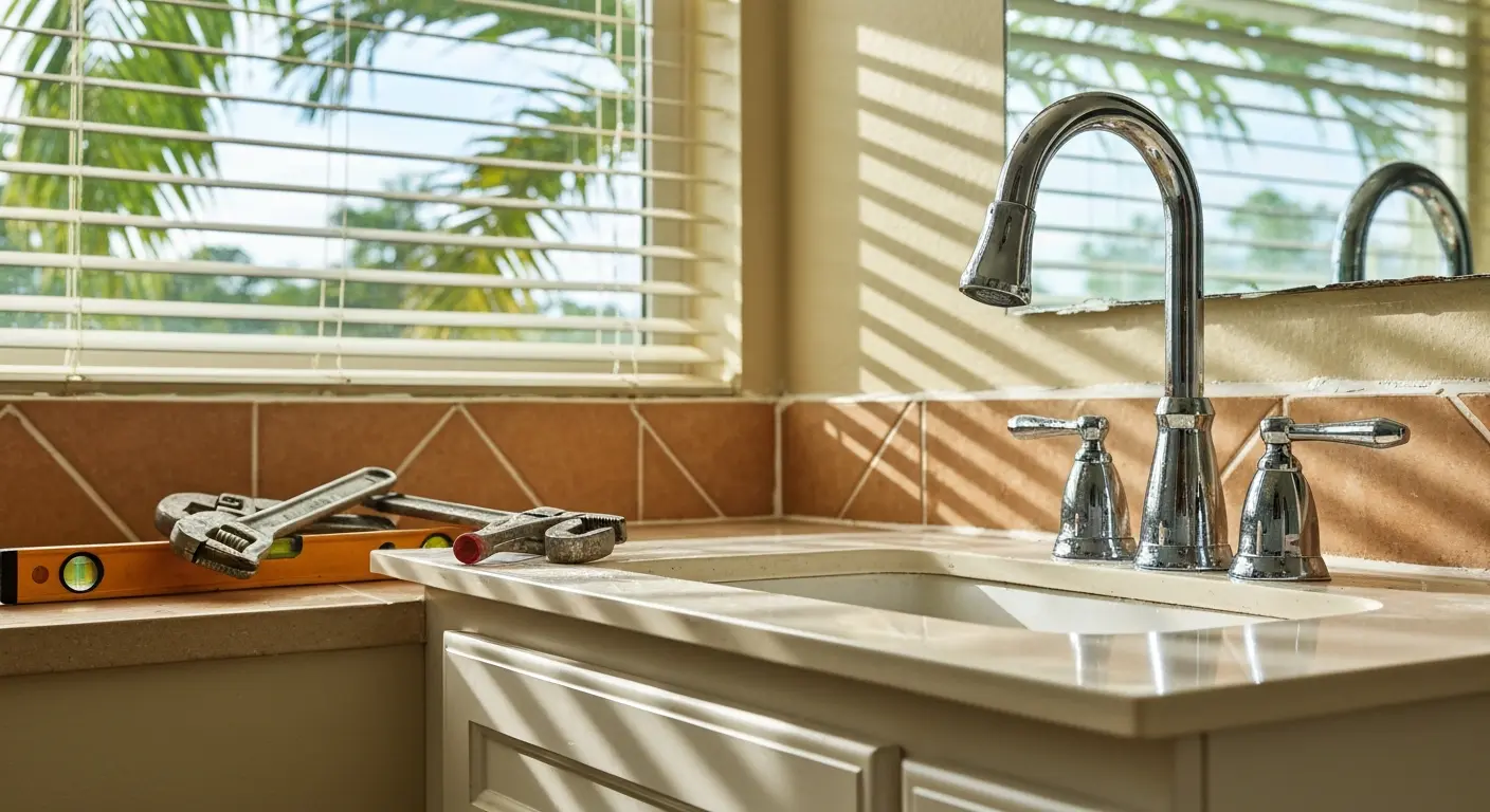 Plumbing fixture installation