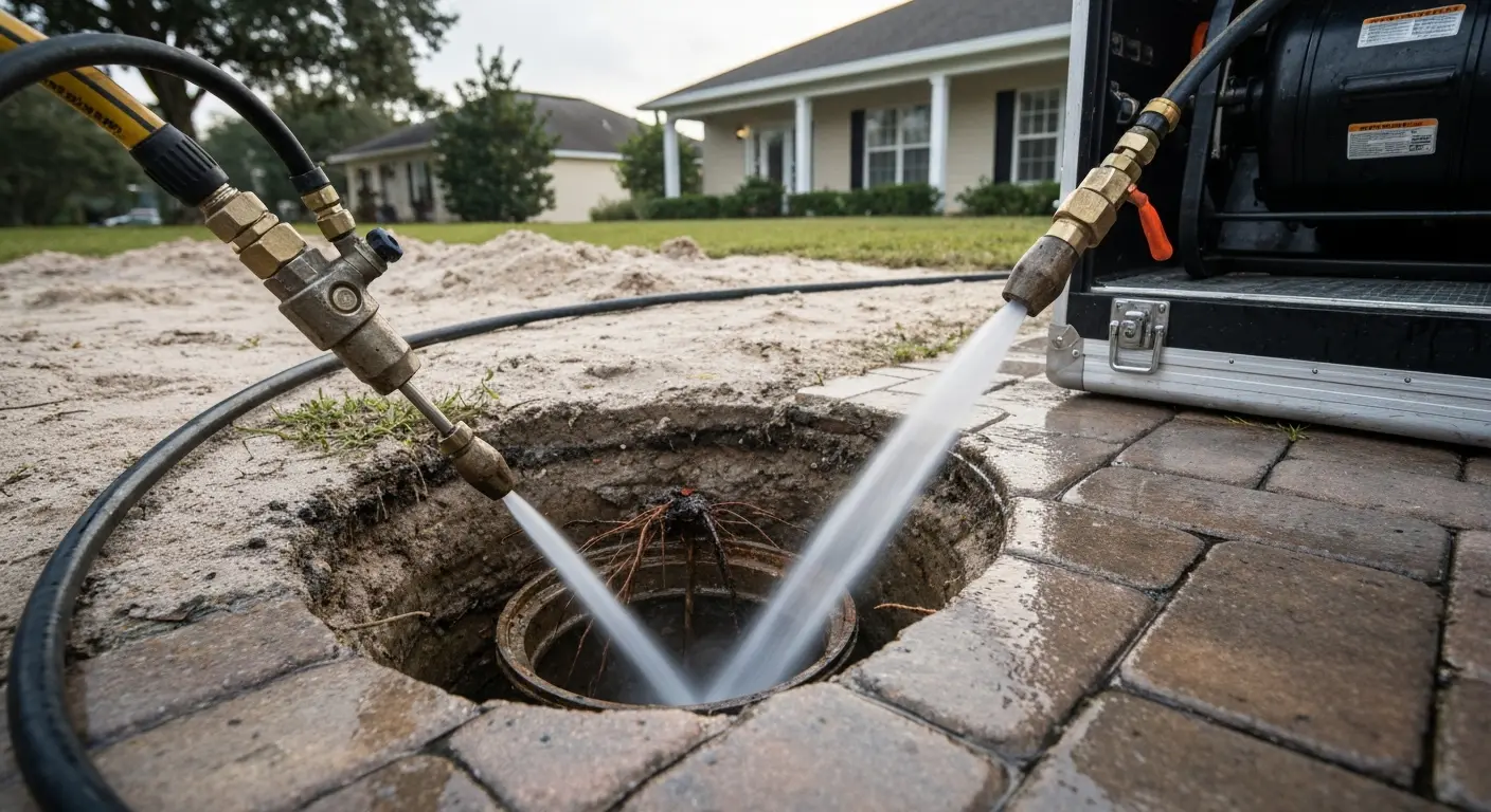 Drain cleaning service