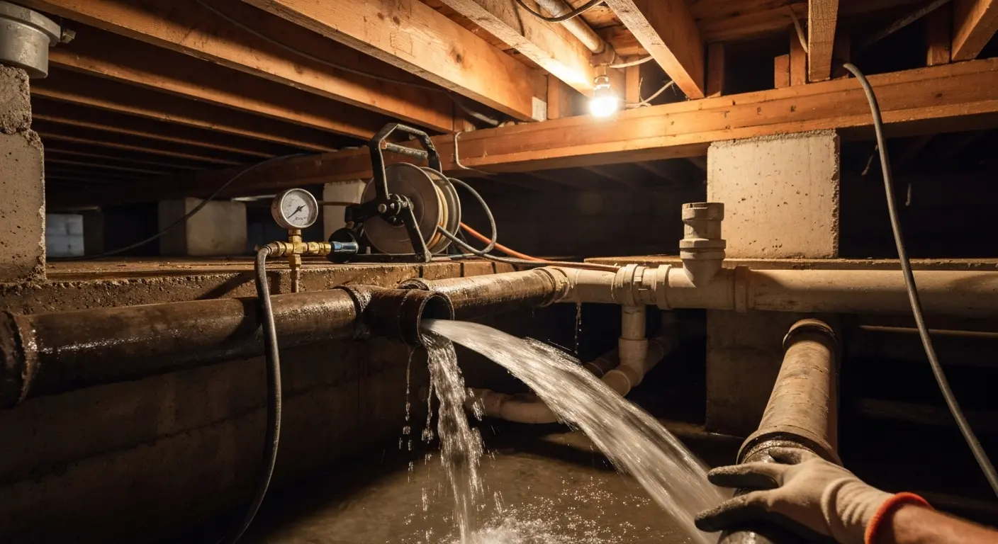 Drain cleaning service