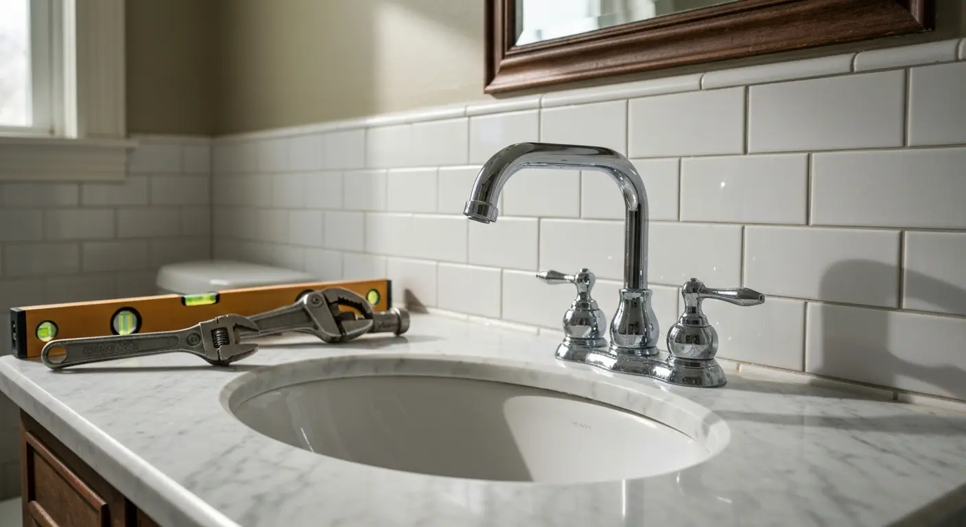 Bathroom plumbing renovation
