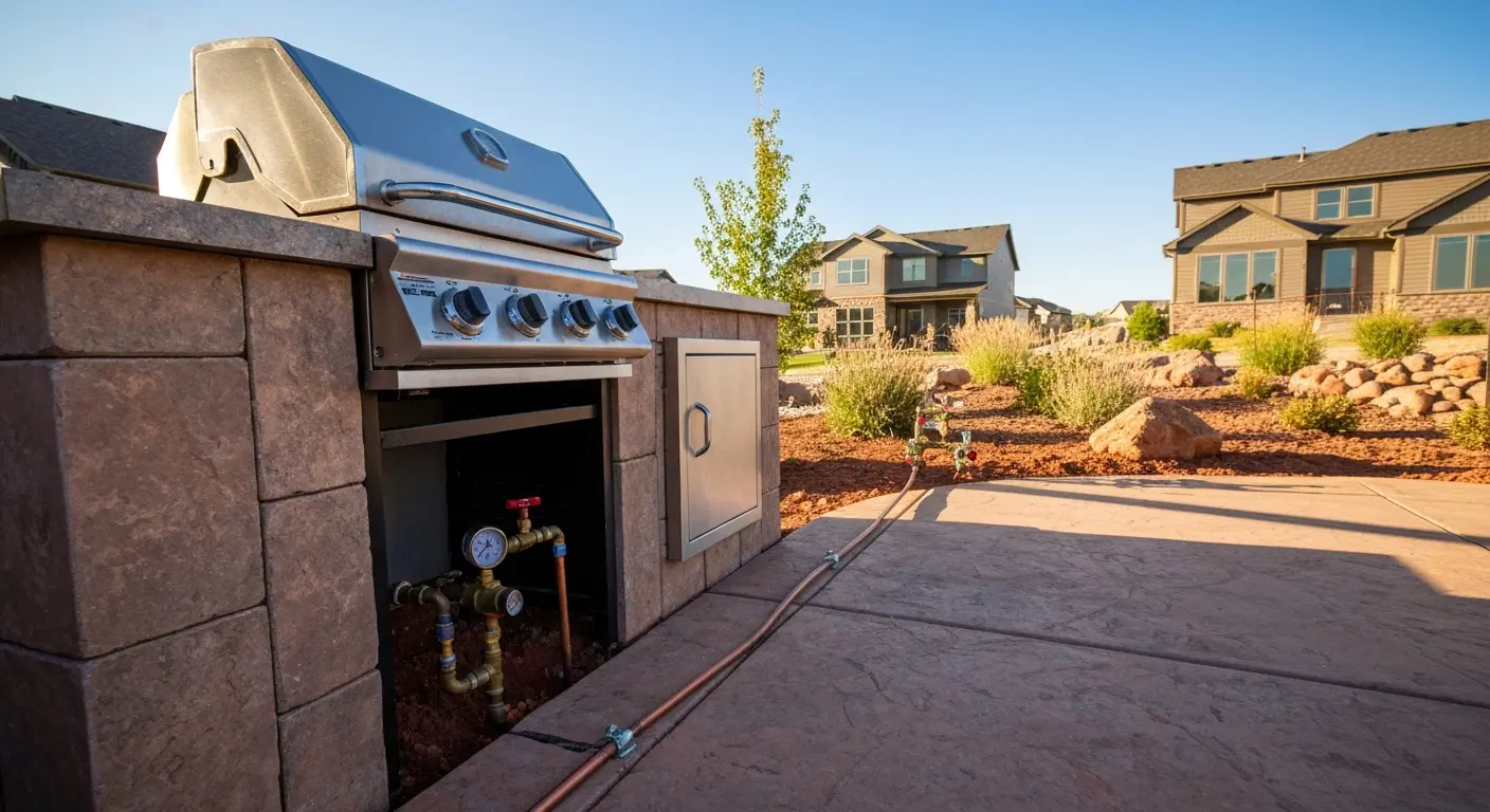 Gas line service