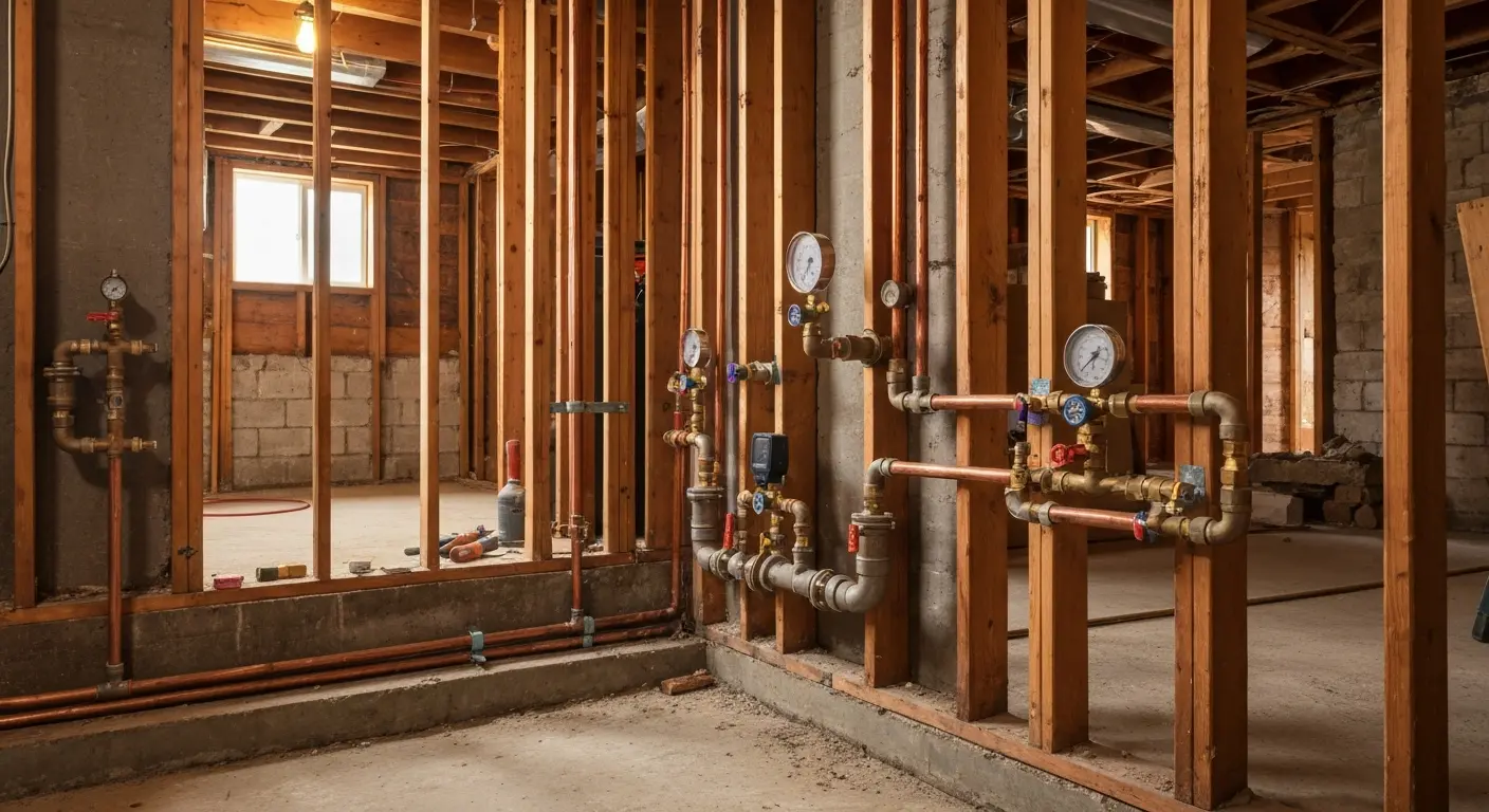 Whole-home plumbing work