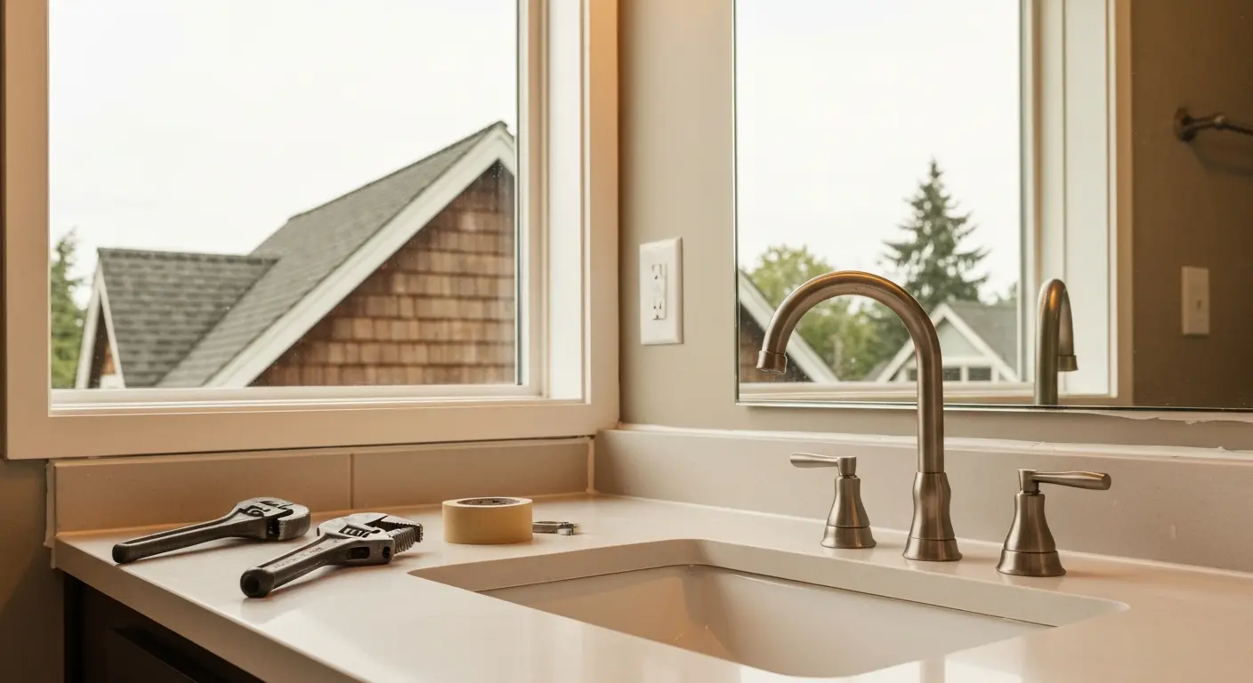 Plumbing fixture installation