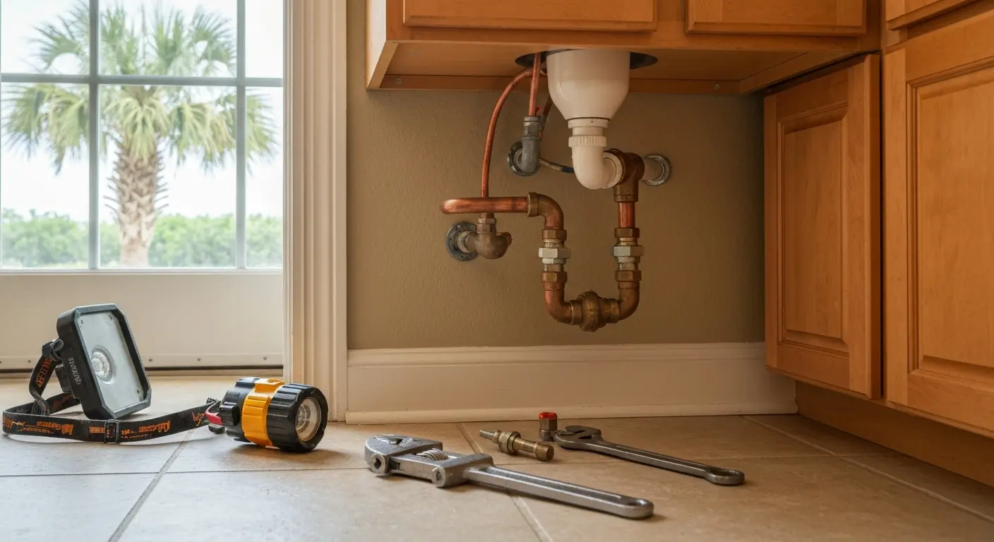 Plumbing leak repair