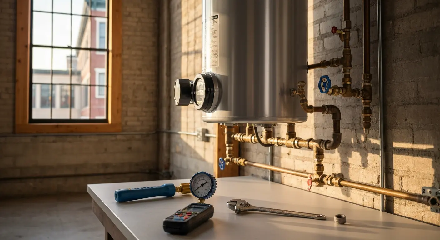 Commercial water heater repair service