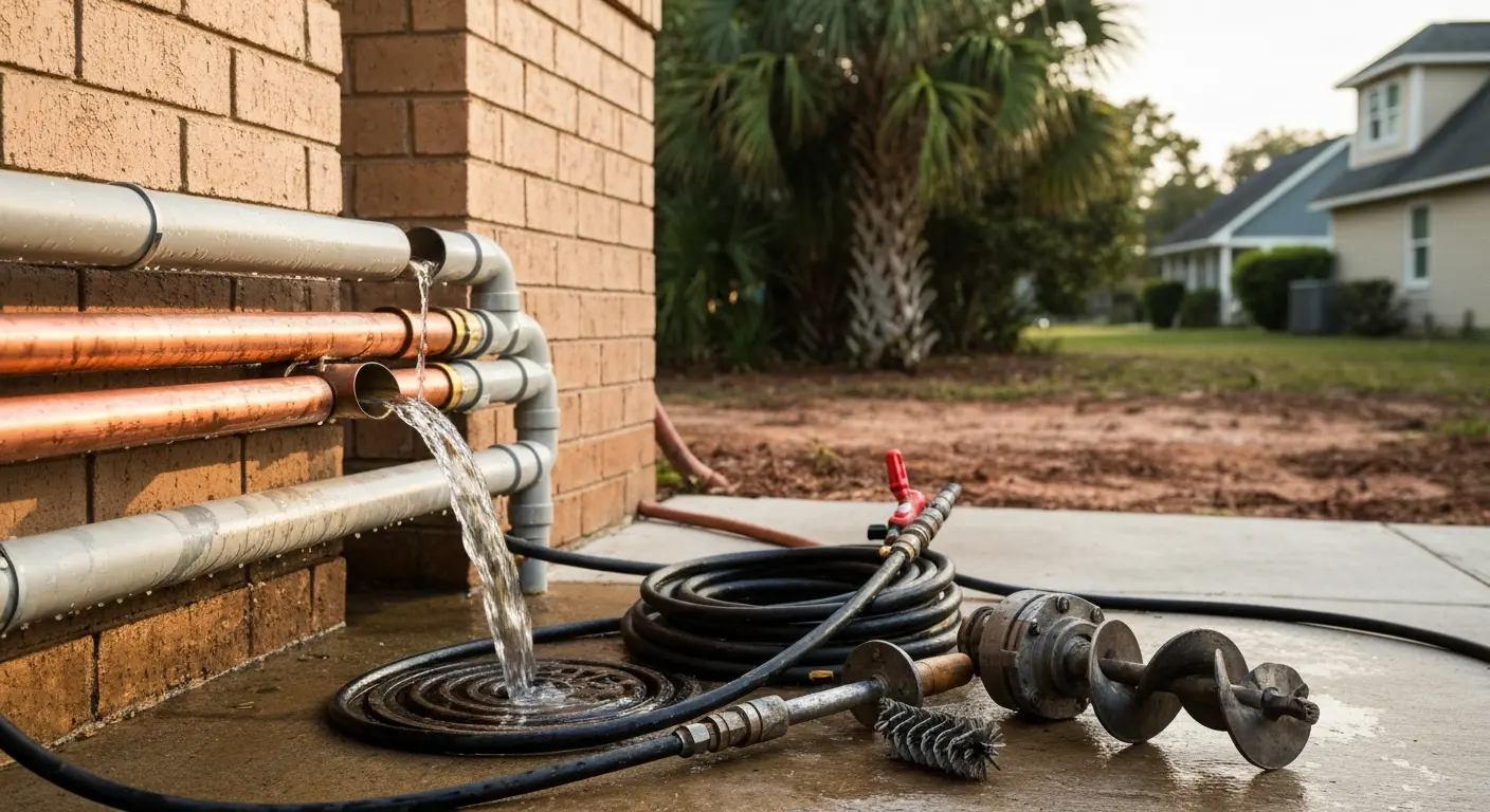 Drain cleaning service