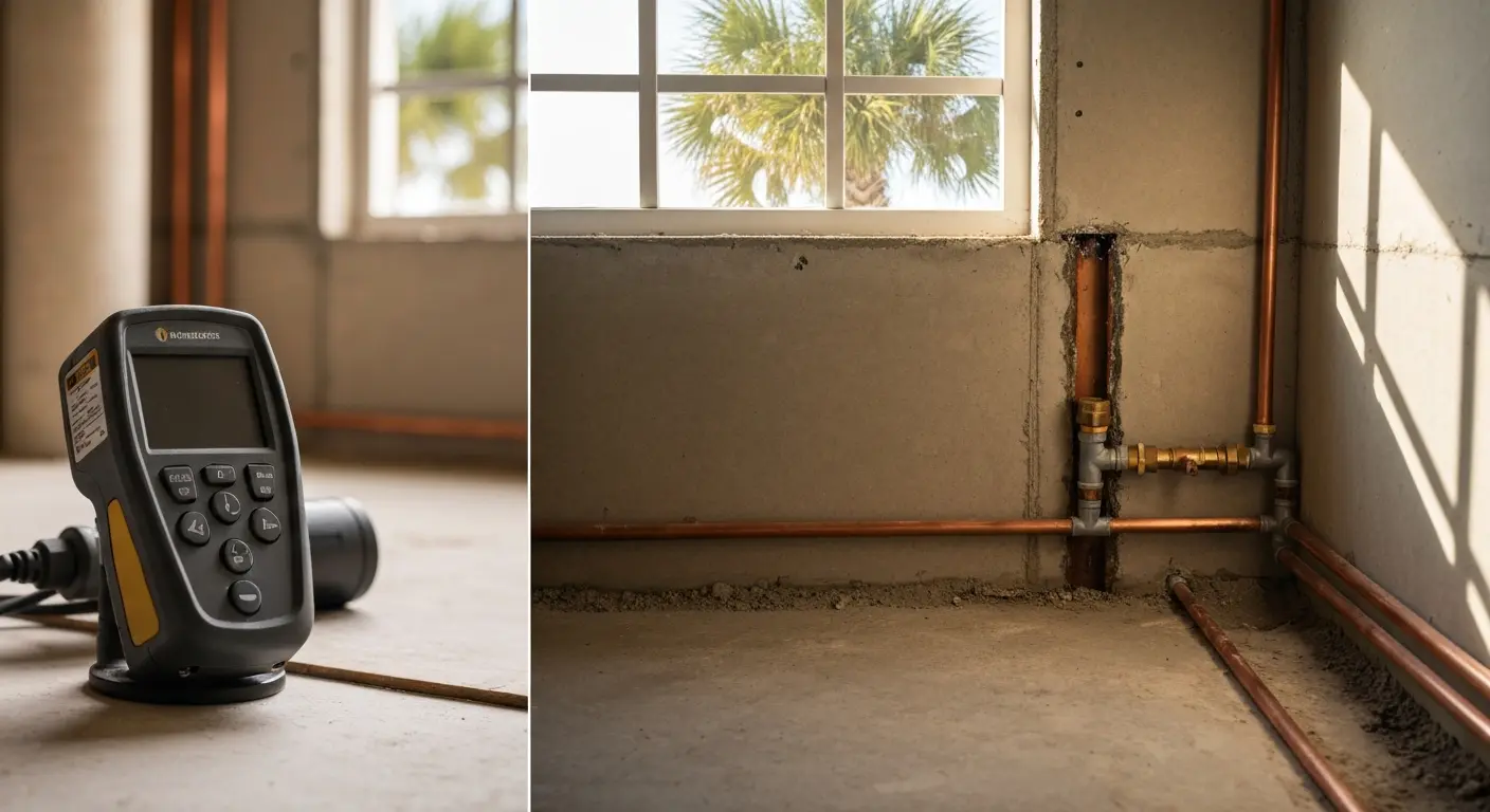 Leak detection and repair in Destin