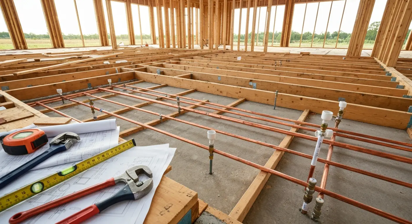 New plumbing installation