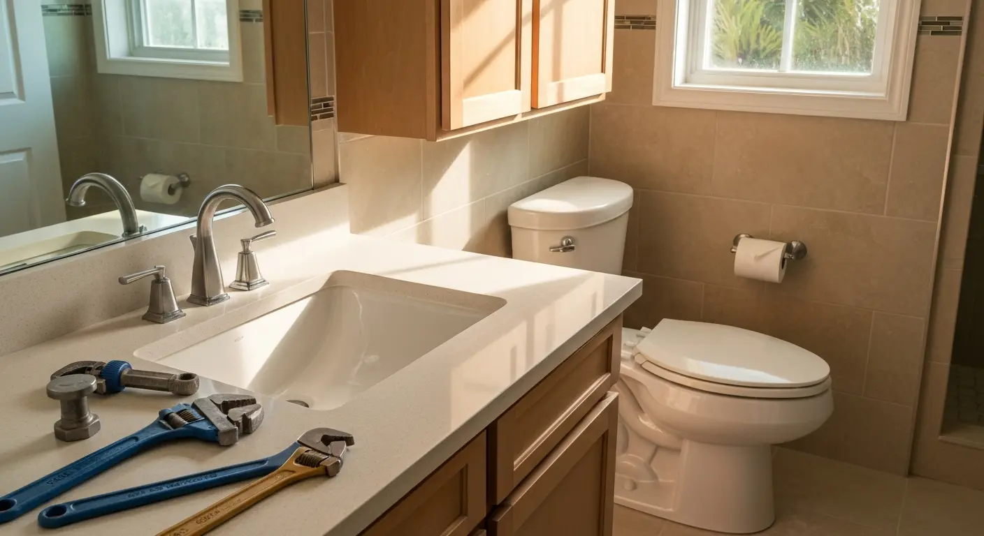 Plumbing fixture installation