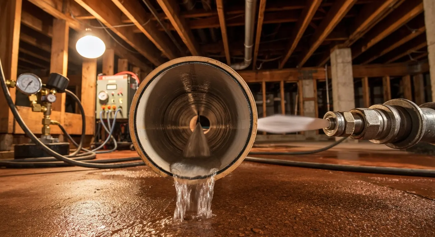 Hydro jetting service in Pensacola