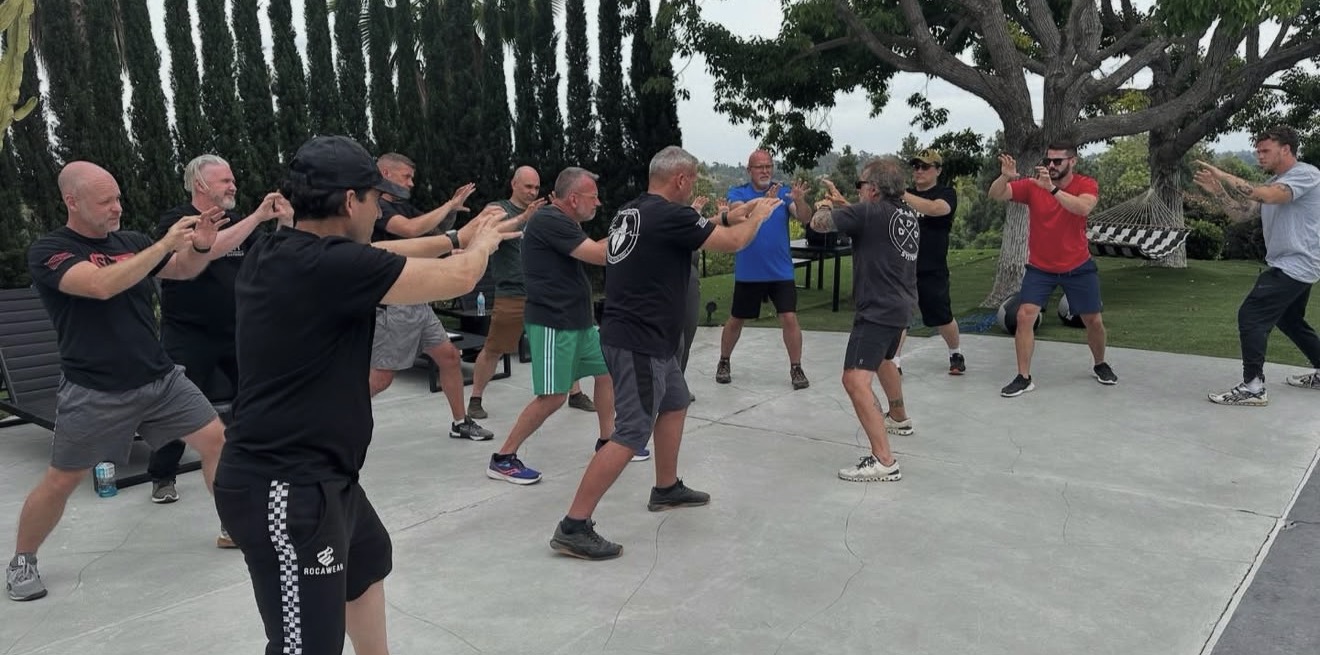 Elite Training Retreat — outdoor group training drill