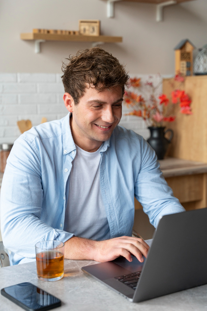 Clinician reviewing ADHD assessment