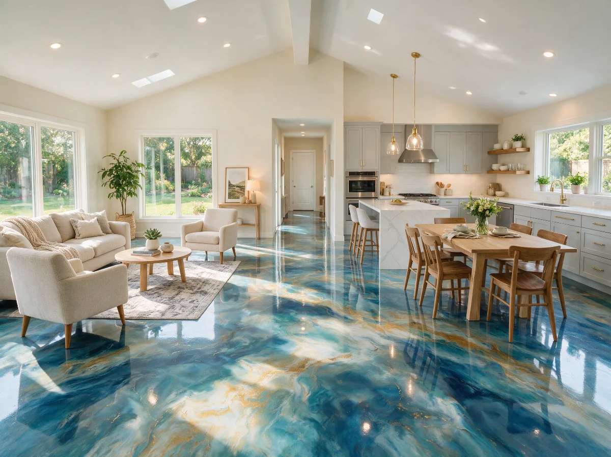 Epoxy flooring photo
