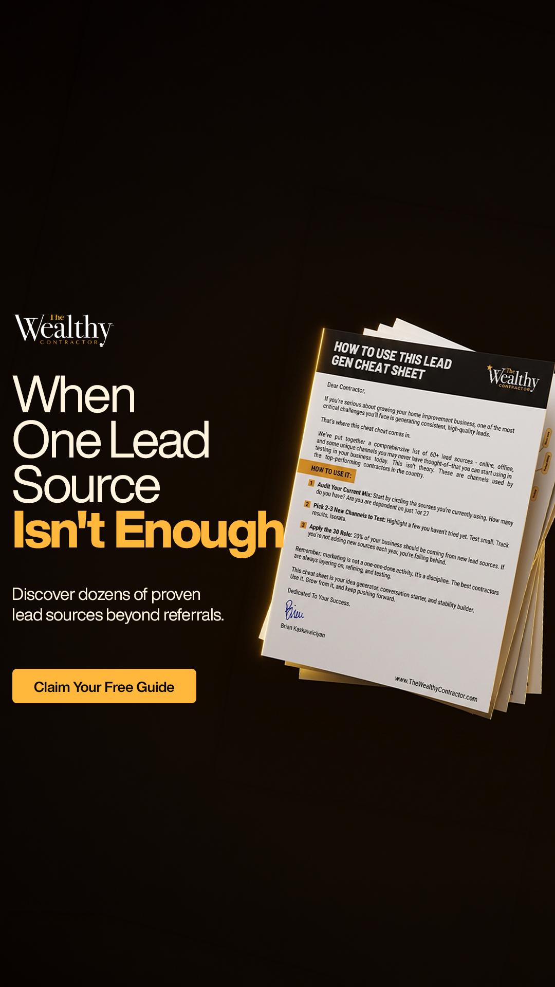 The Wealthy Contractor Ad 5