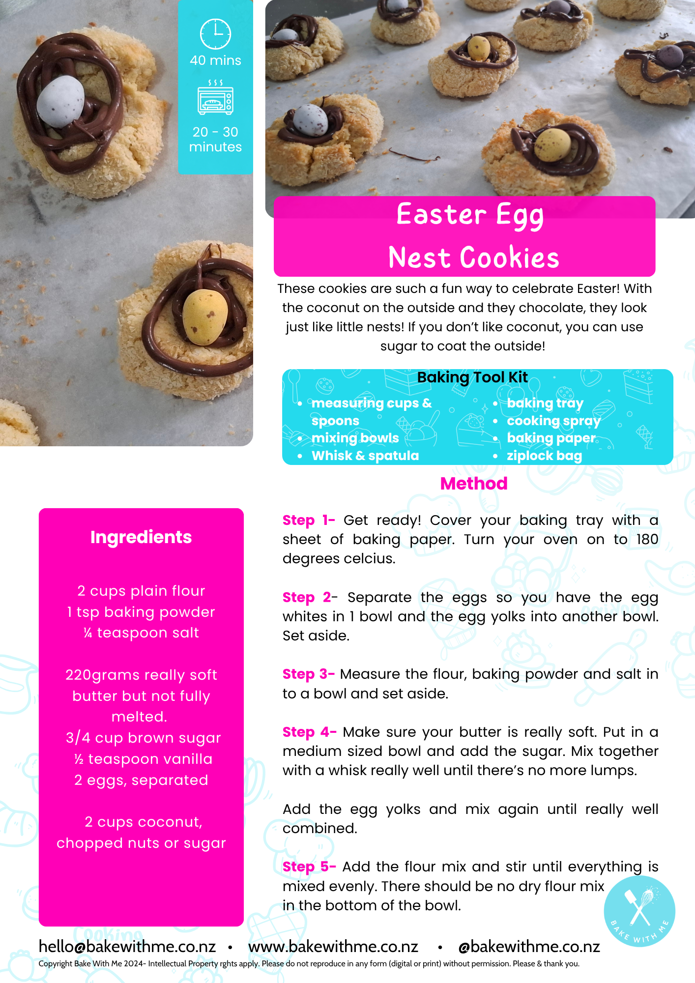 Easter Egg Nest Recipe Page 1 Easter Egg Nest Recipe Page 1
