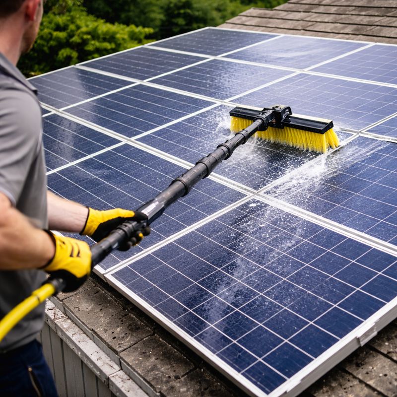 solar panel cleaning in echuca